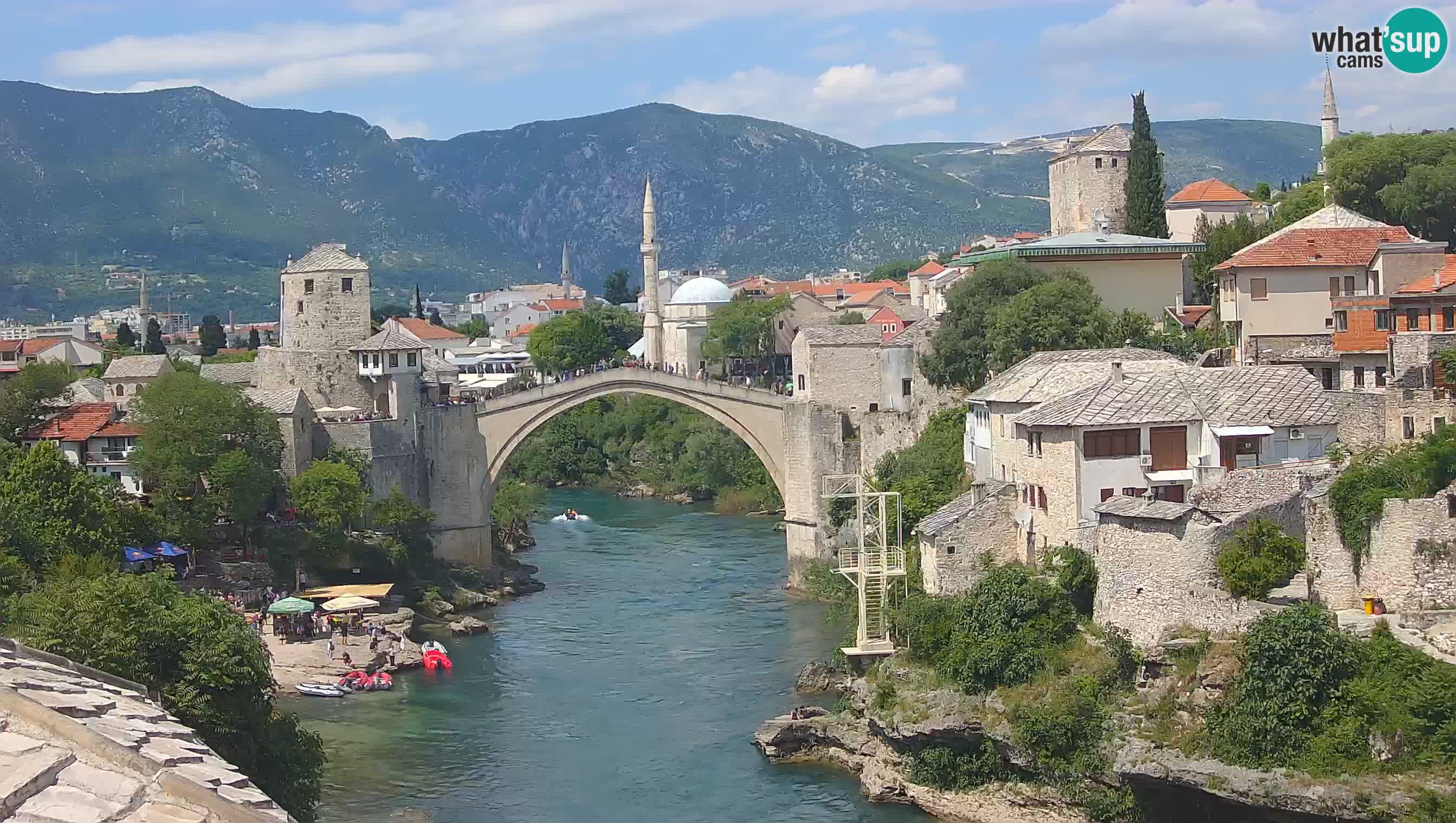 Spletna kamera Mostar – Stari Most in reka Neretva