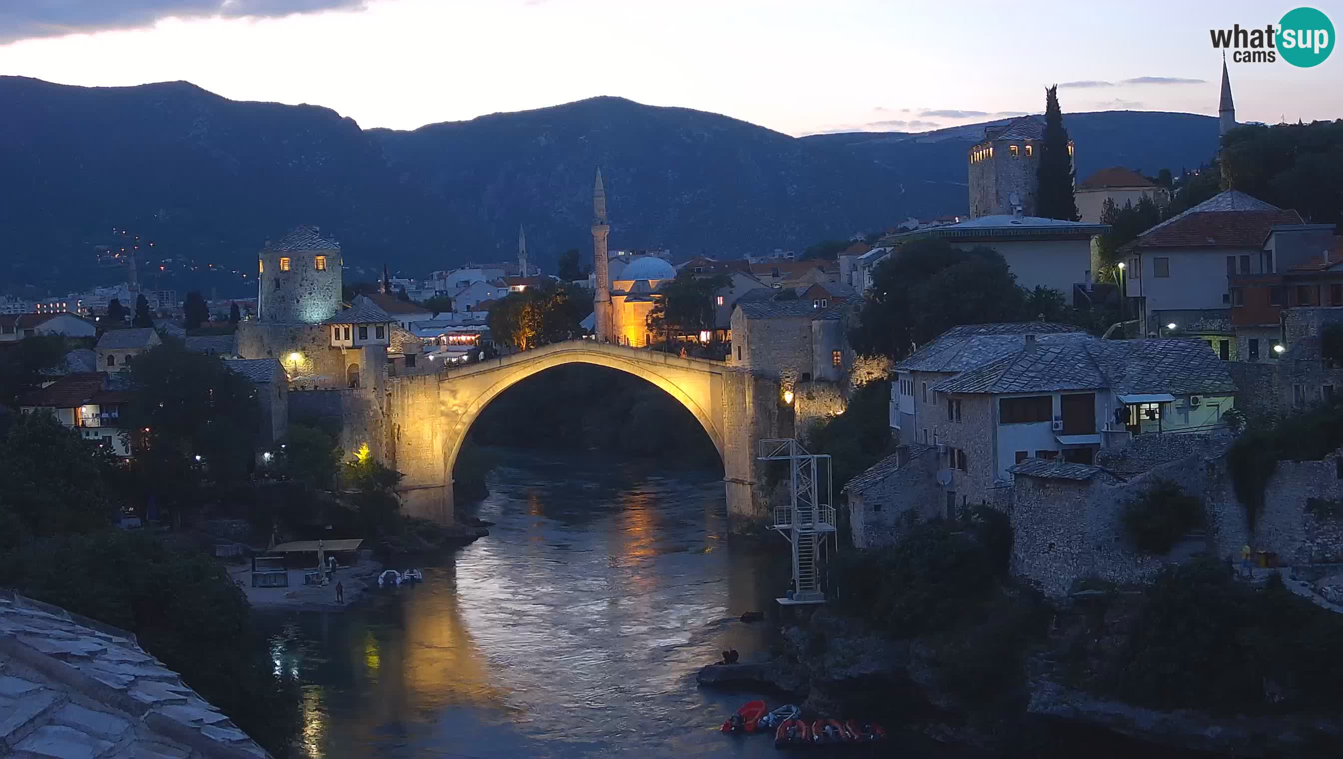 Mostar webcam – LIVE Old Bridge and Neretva river