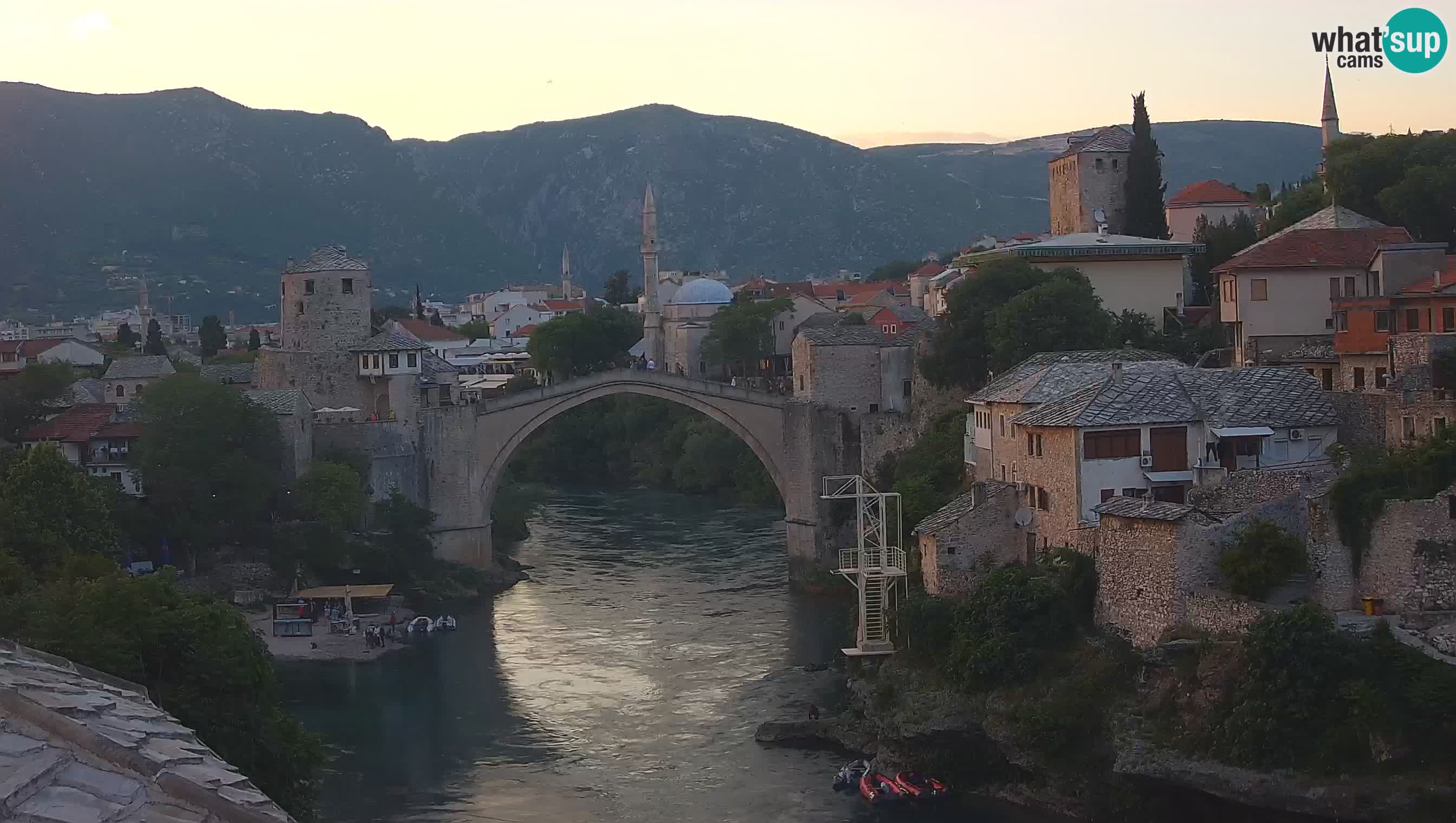 Mostar web kamera – Stari Most i rijeka Neretva – Goa Mostar
