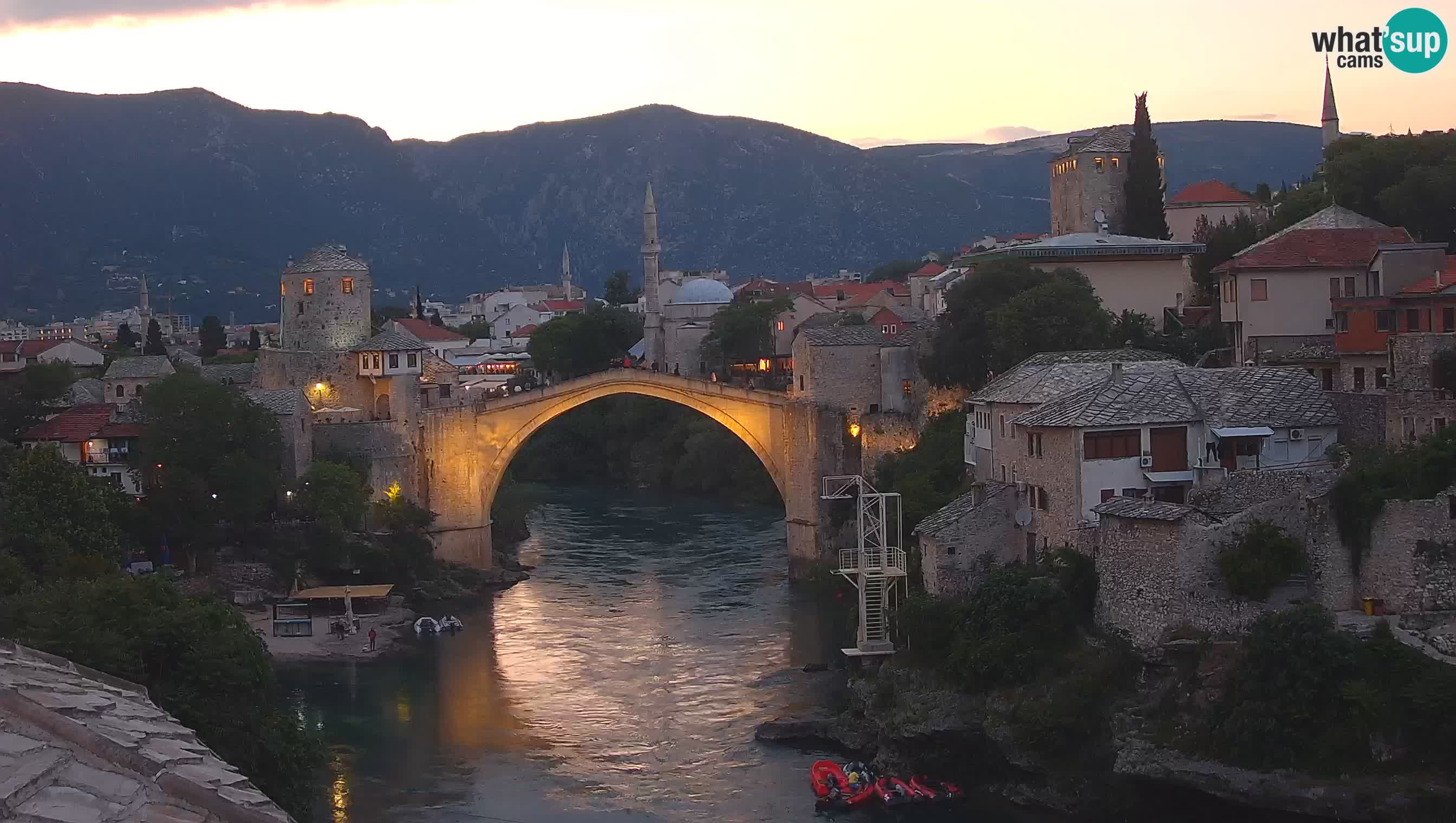 Mostar webcam – LIVE Old Bridge and Neretva river