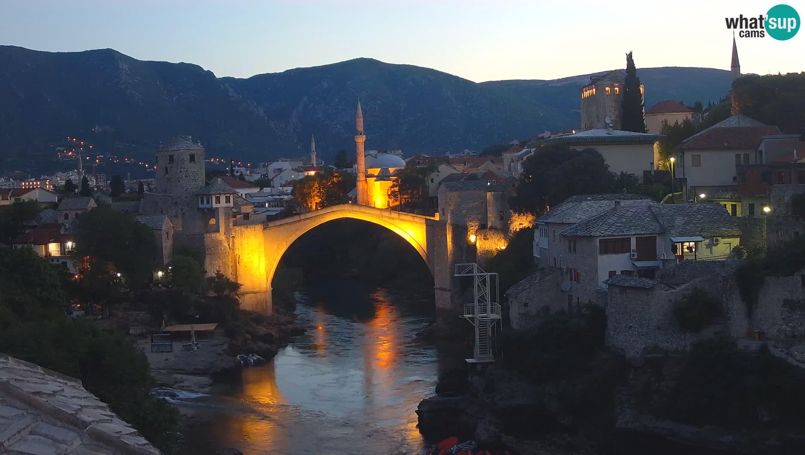 Spletna kamera Mostar – Stari Most in reka Neretva