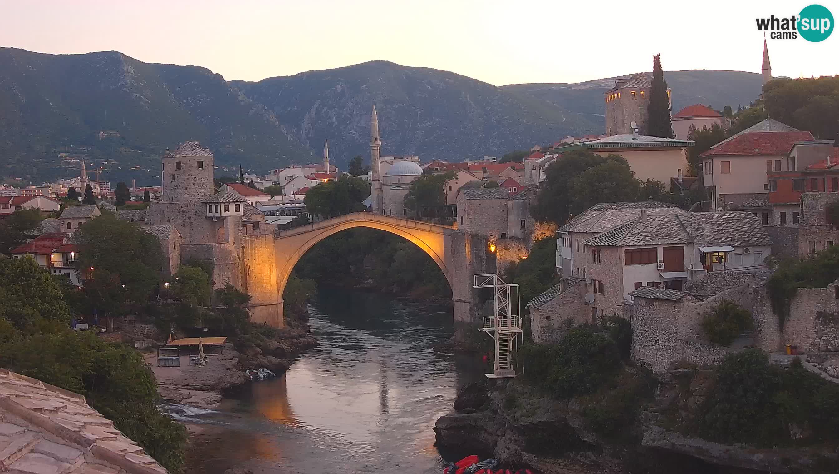 Spletna kamera Mostar – Stari Most in reka Neretva