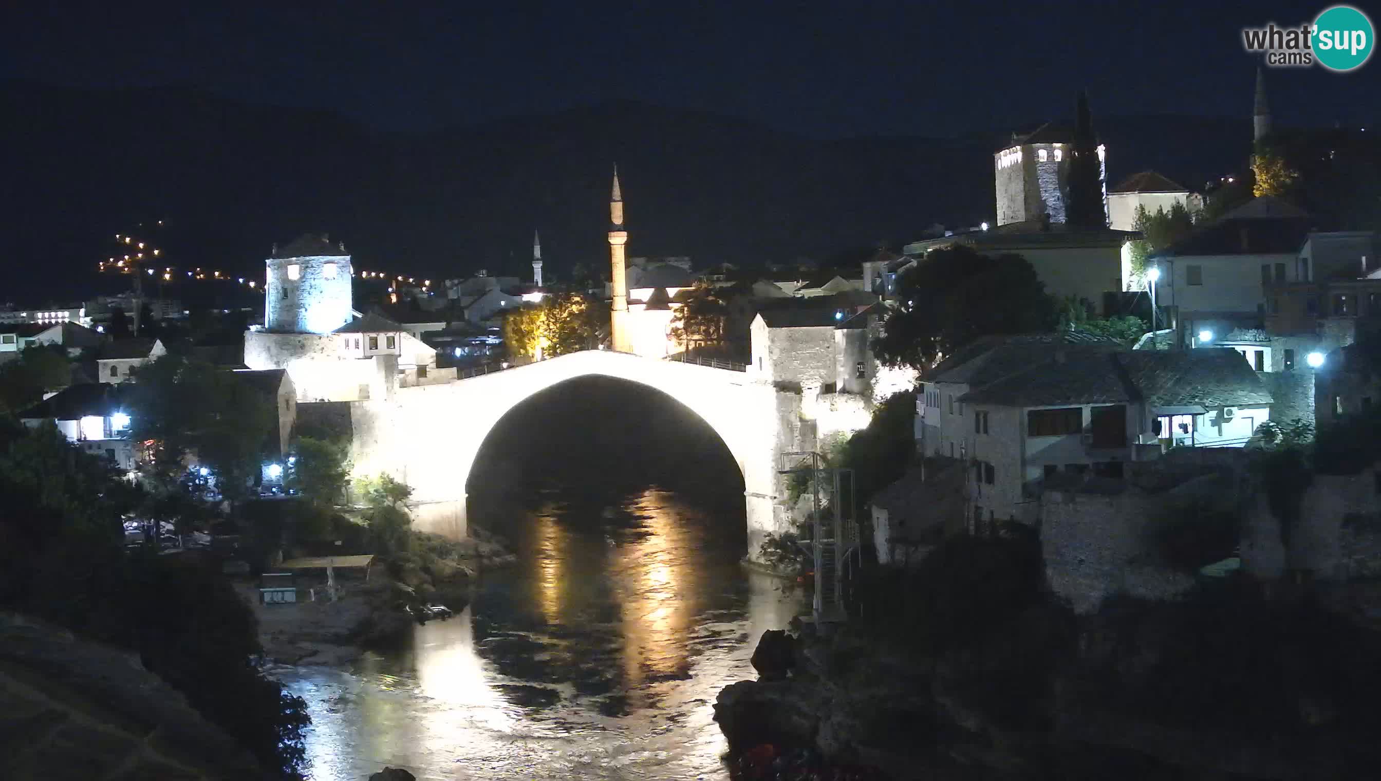 Cámara web de Mostar – El Viejo Puente sobre el río Neretva
