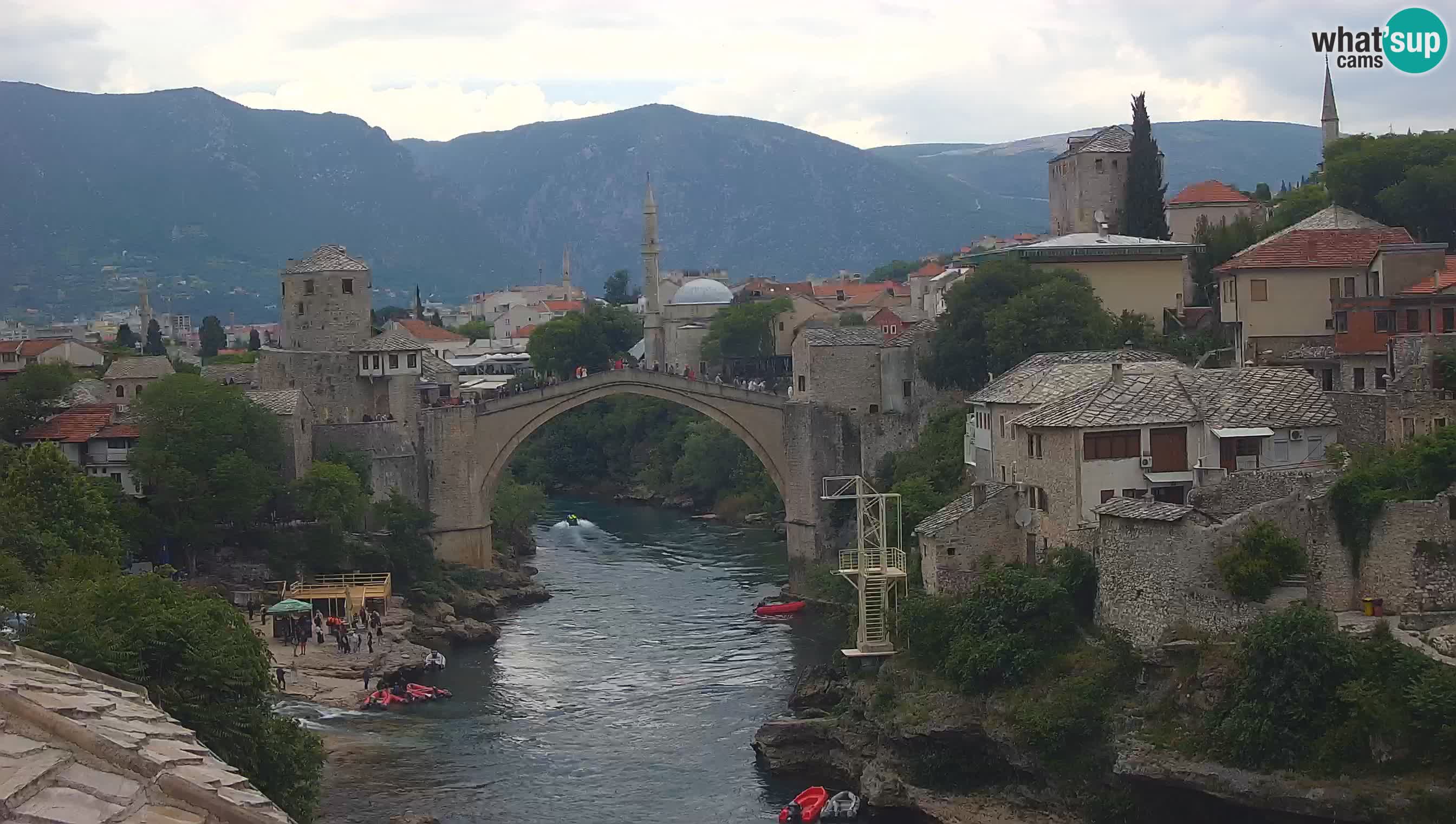 Mostar webcam – LIVE Old Bridge and Neretva river