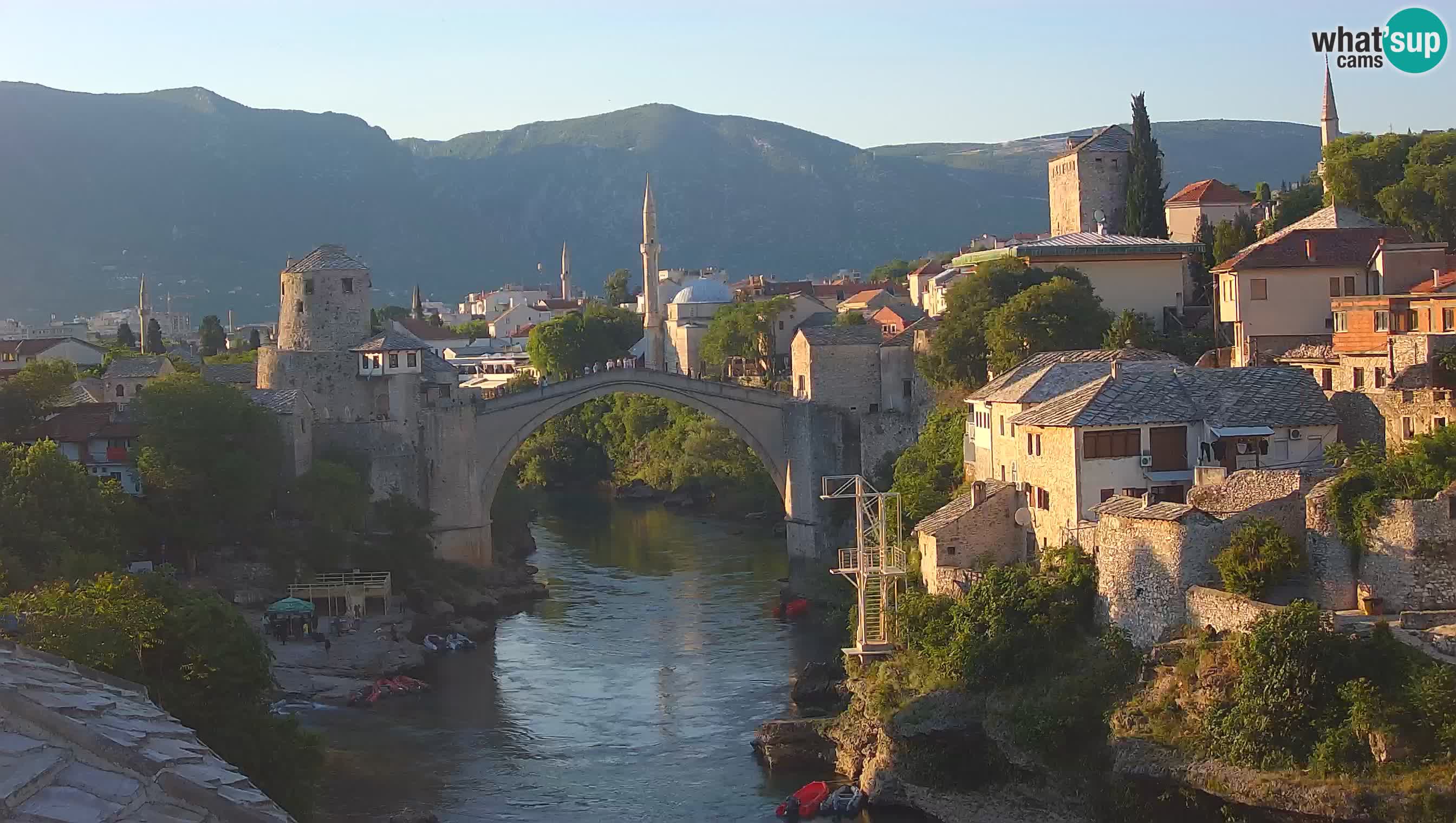 Webcam Mostar – Il Ponte Vecchio sul fiume Neretva