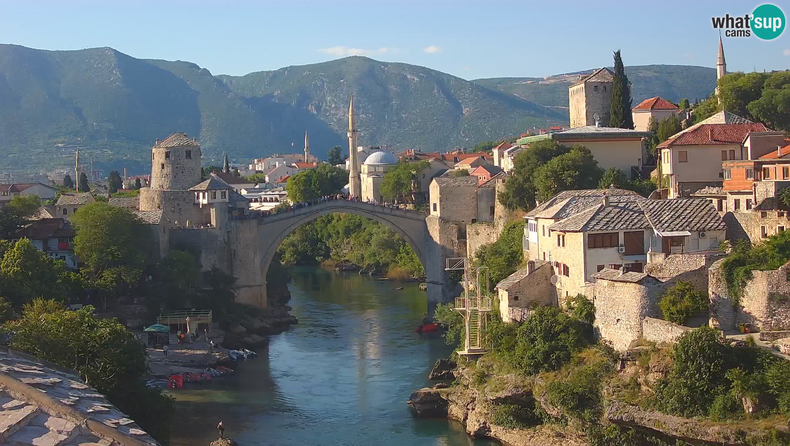 Spletna kamera Mostar – Stari Most in reka Neretva