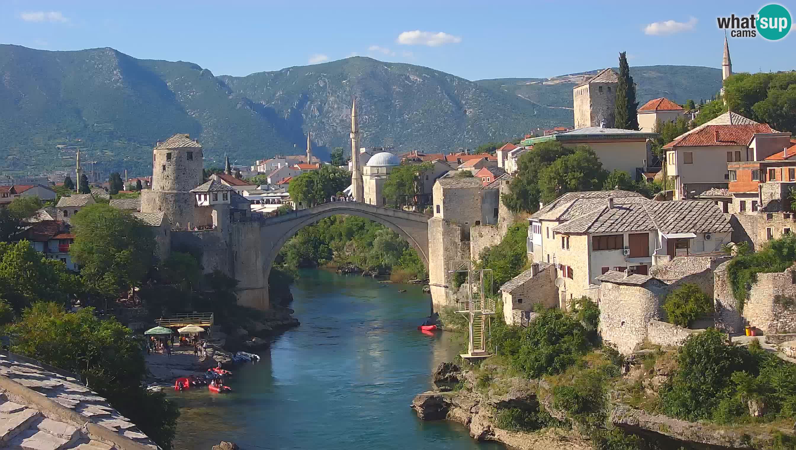 Spletna kamera Mostar – Stari Most in reka Neretva