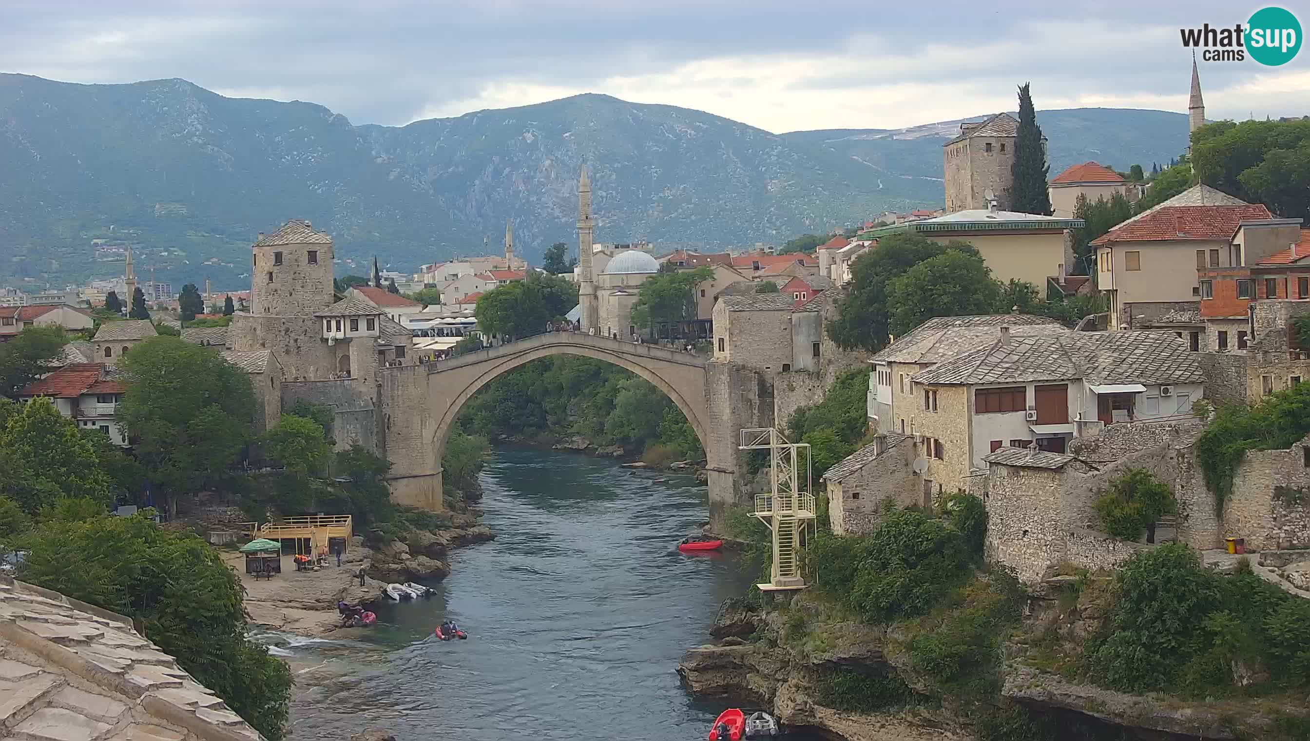 Spletna kamera Mostar – Stari Most in reka Neretva