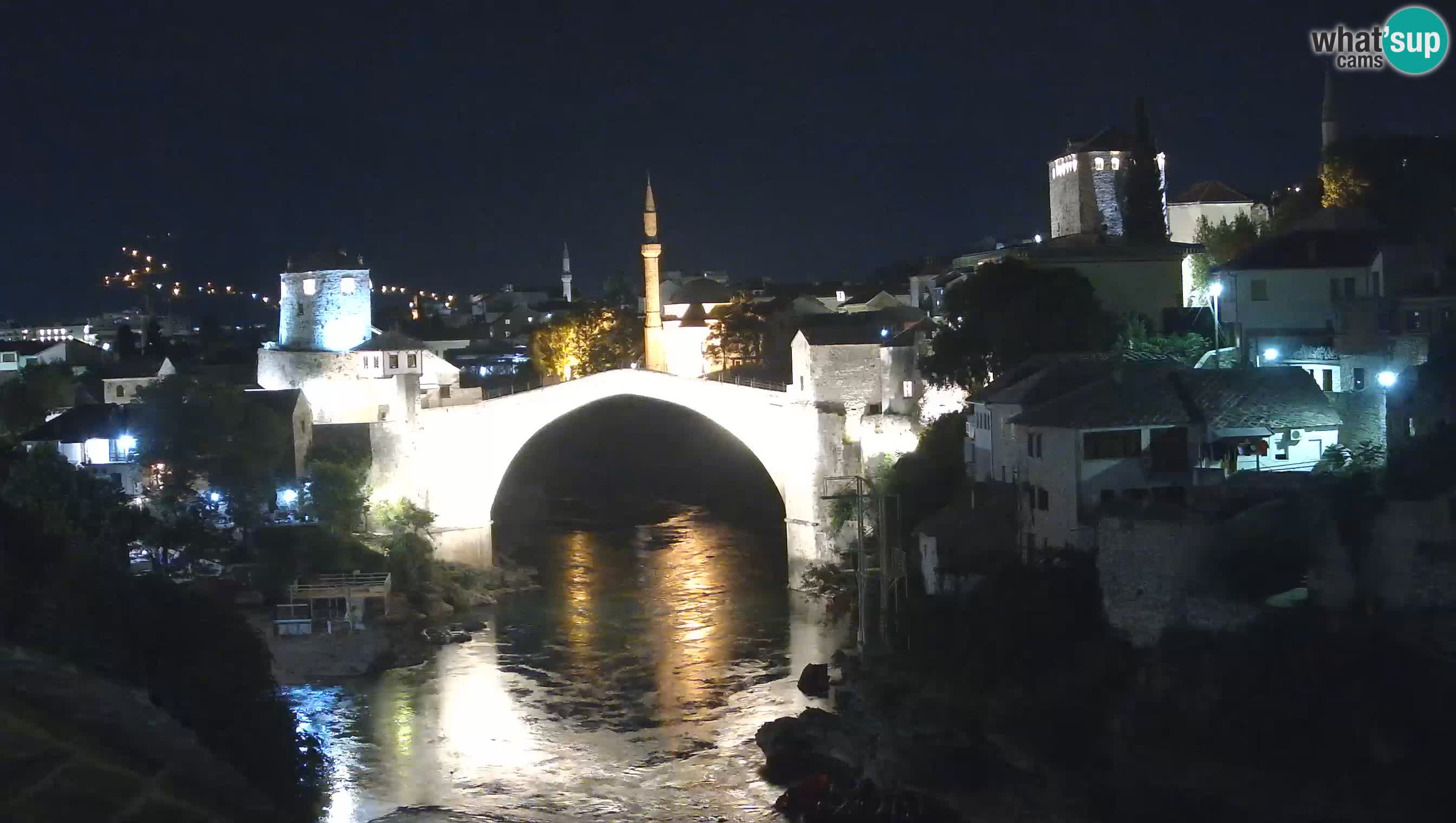 Cámara web de Mostar – El Viejo Puente sobre el río Neretva