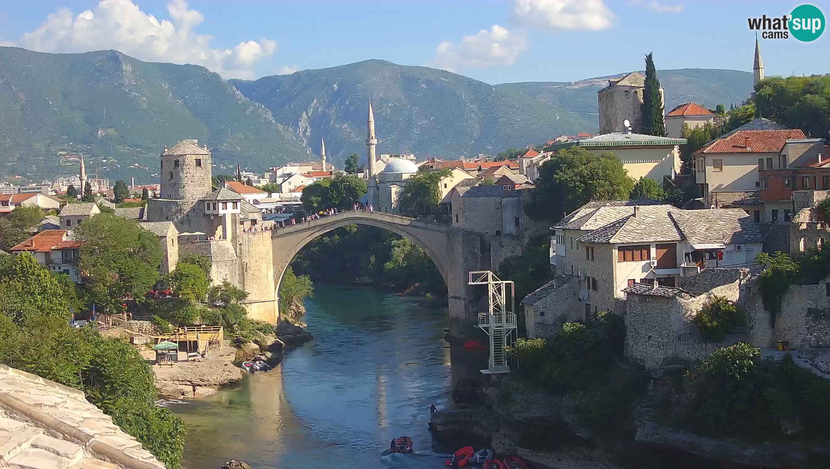 Mostar webcam – LIVE Old Bridge and Neretva river