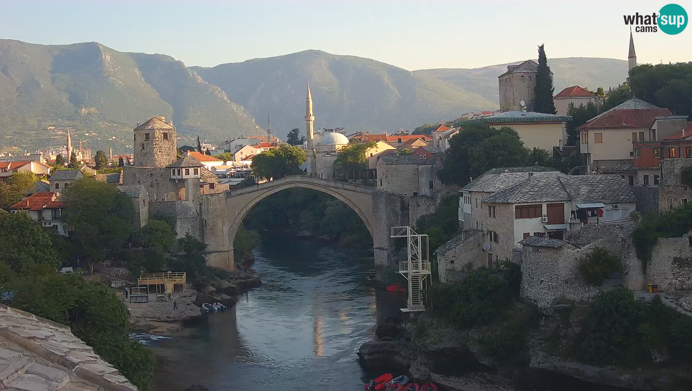Webcam Mostar – Il Ponte Vecchio sul fiume Neretva