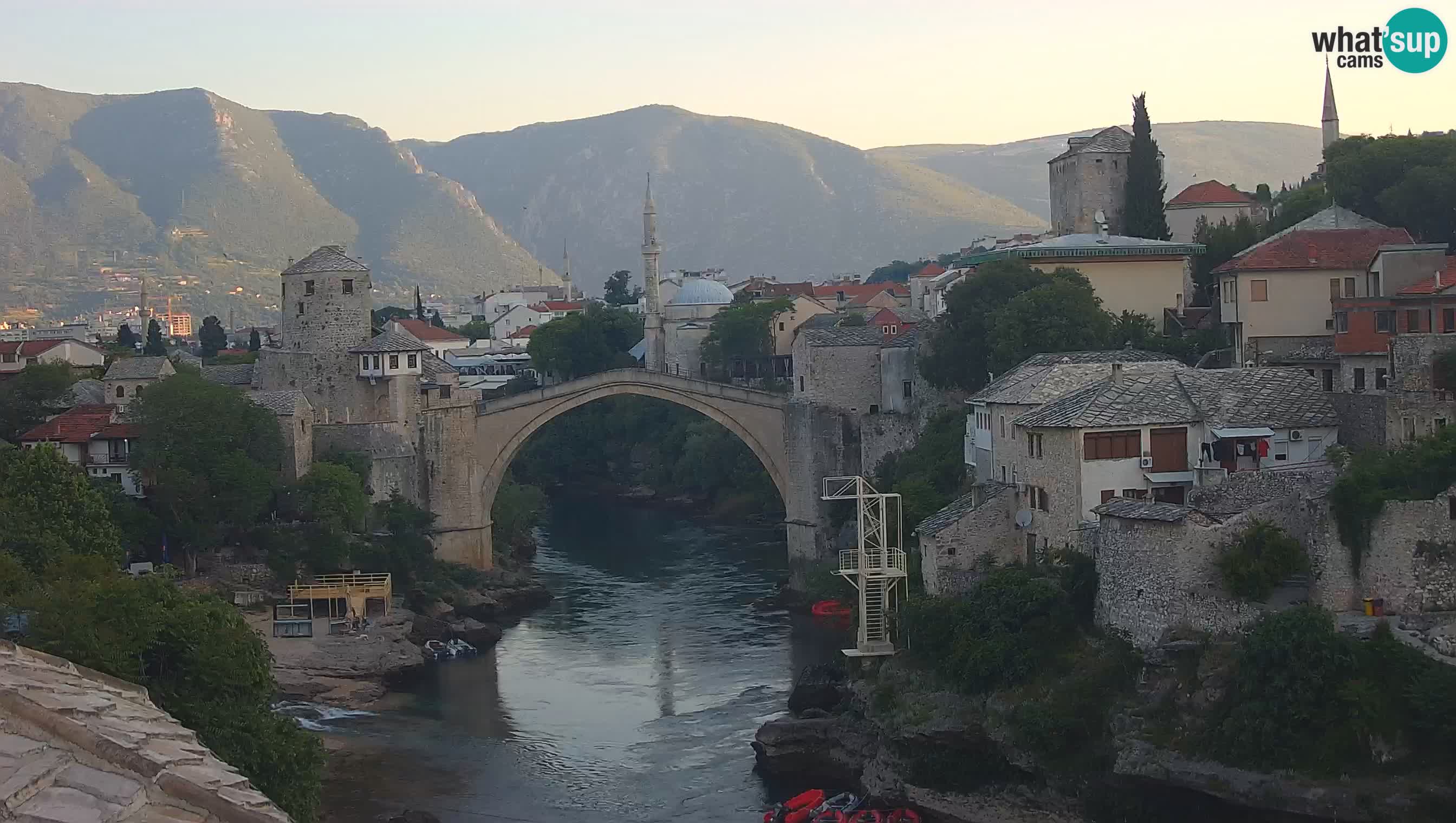 Mostar webcam – LIVE Old Bridge and Neretva river