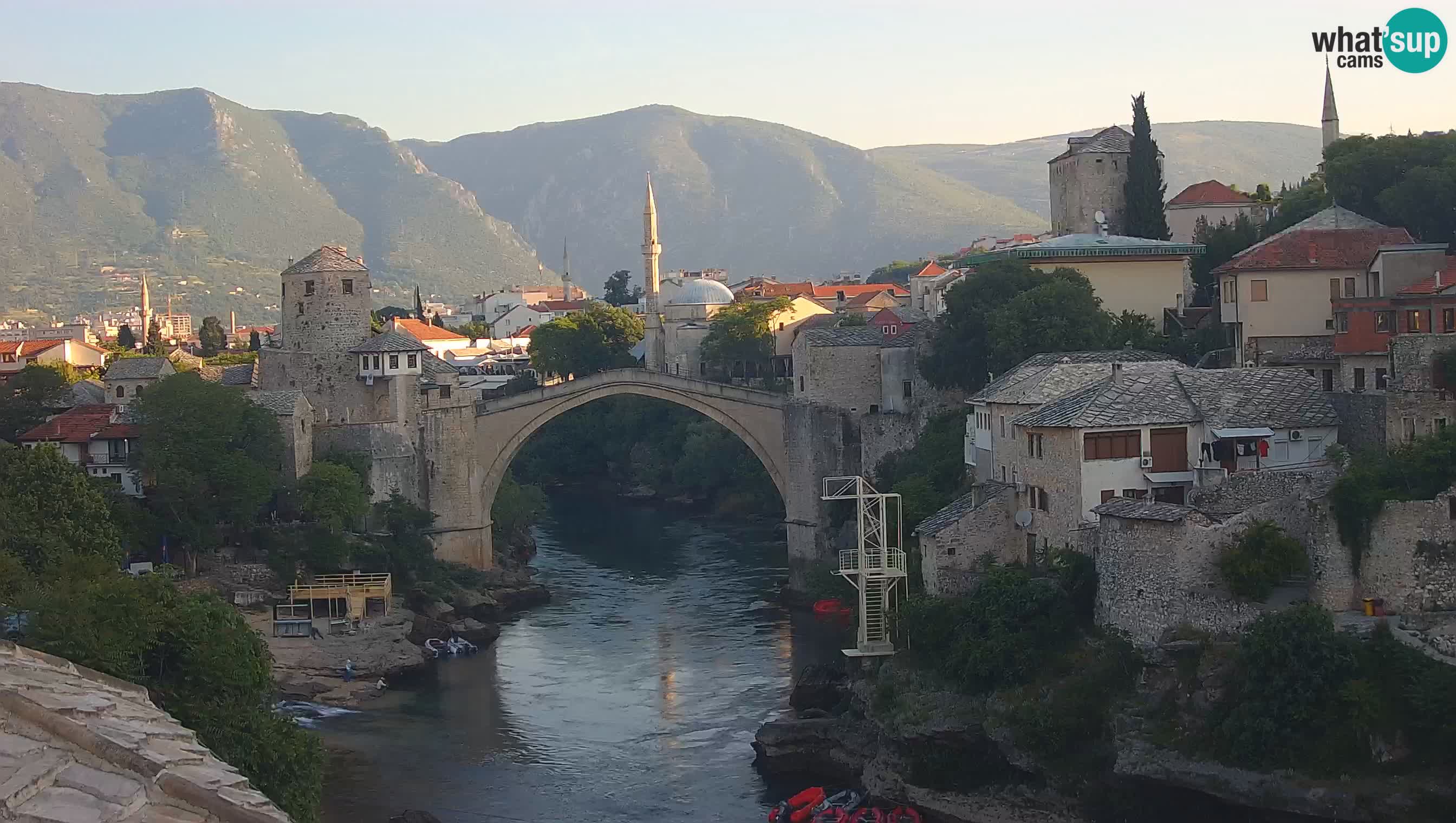 Mostar webcam – LIVE Old Bridge and Neretva river
