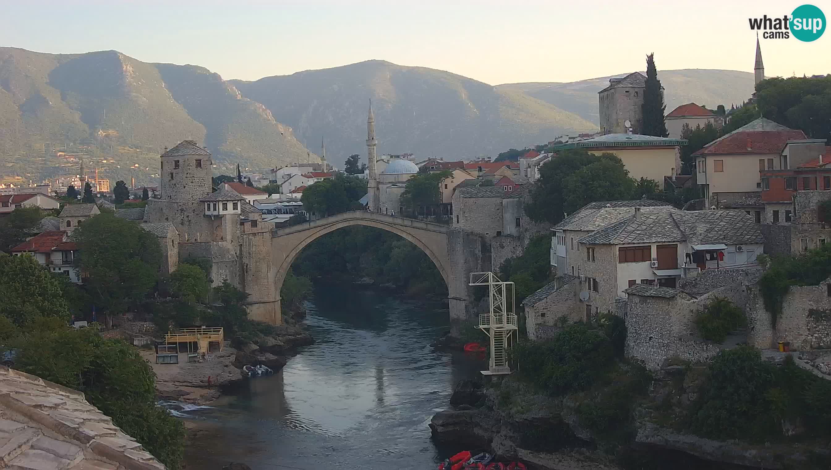 Mostar webcam – LIVE Old Bridge and Neretva river