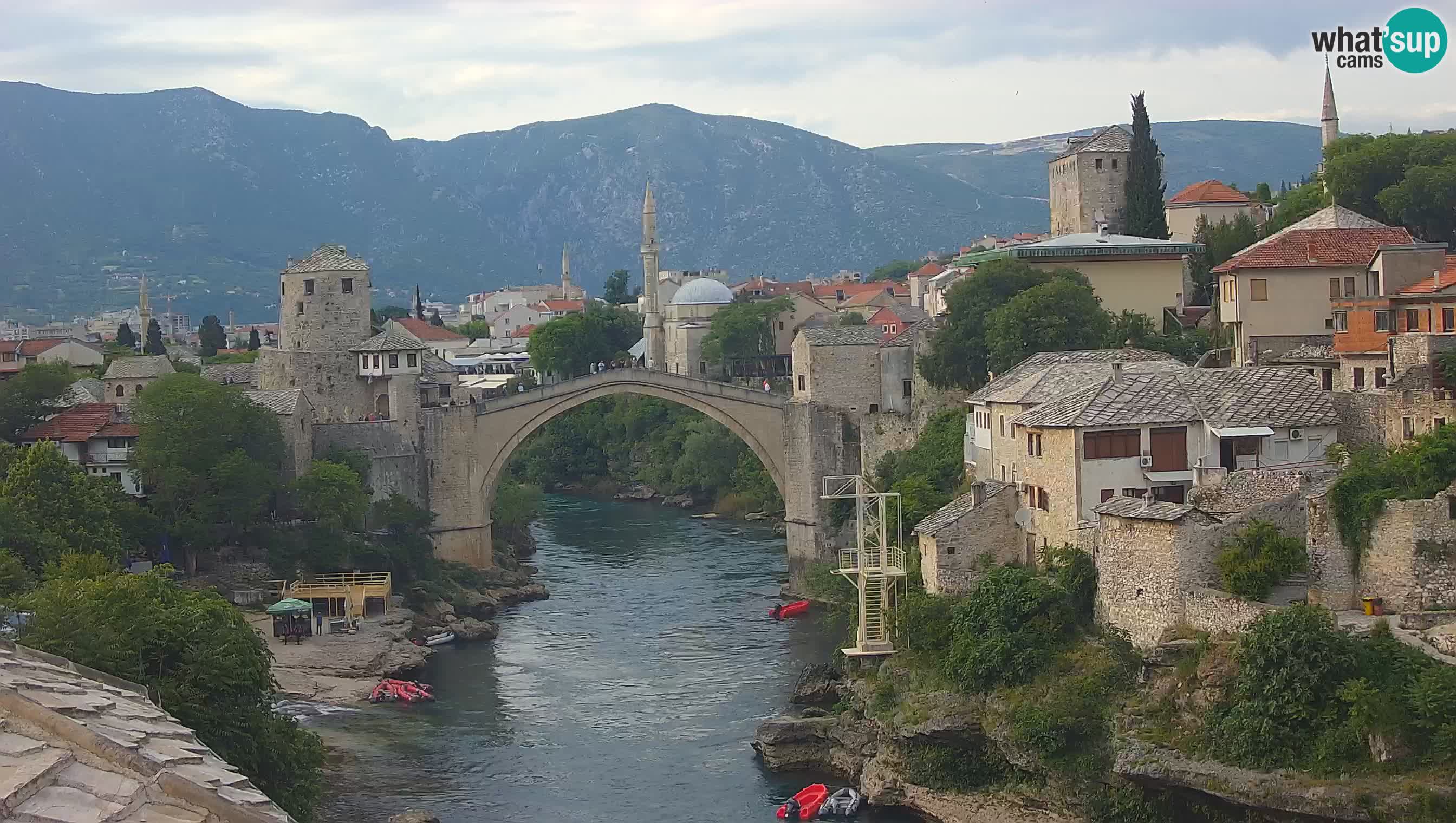 Webcam Mostar – Il Ponte Vecchio sul fiume Neretva