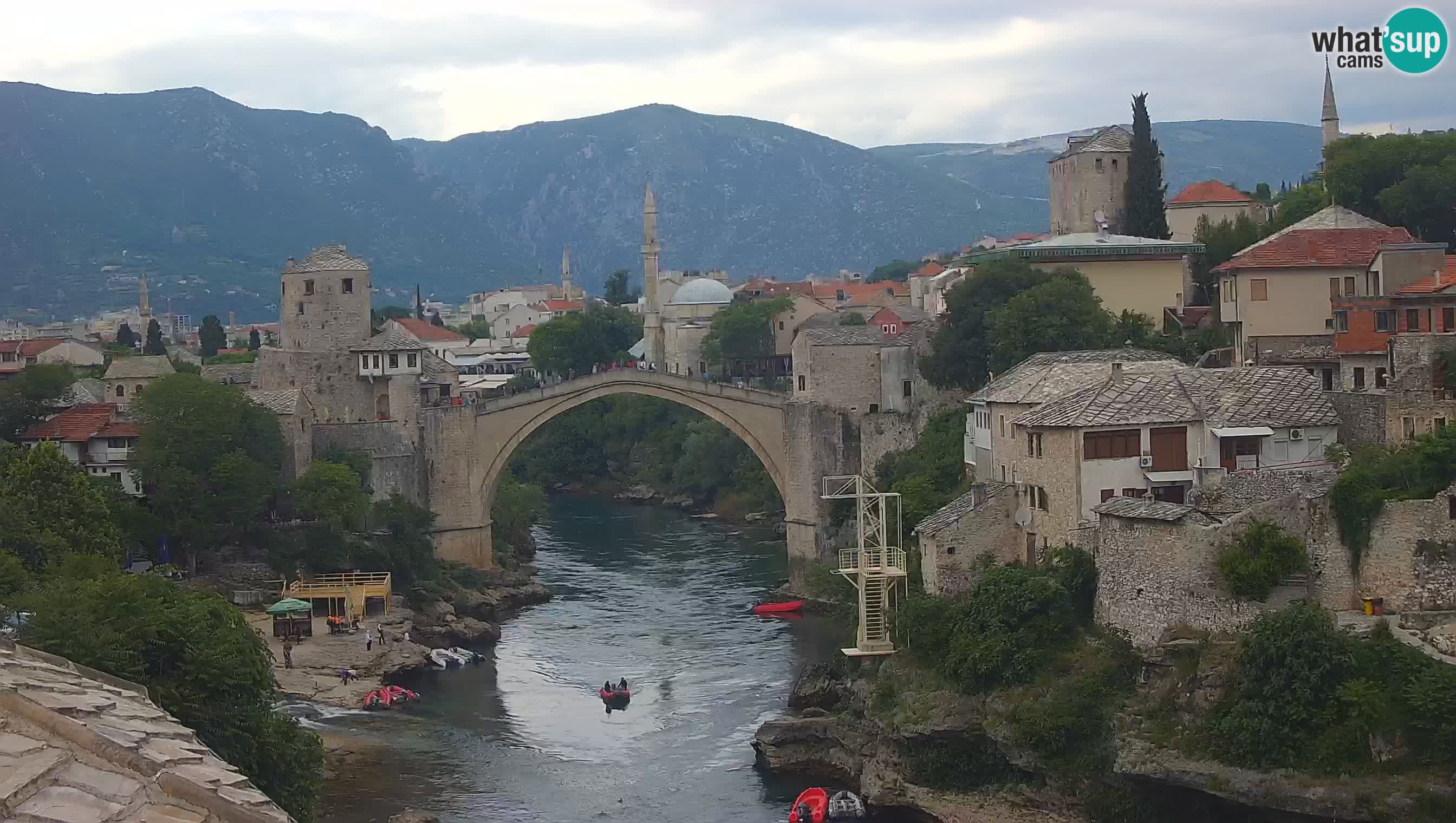 Mostar web kamera – Stari Most i rijeka Neretva – Goa Mostar