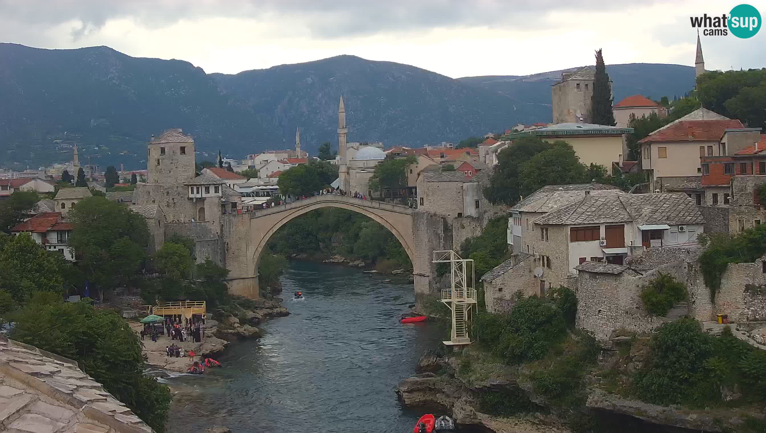 Mostar webcam – LIVE Old Bridge and Neretva river