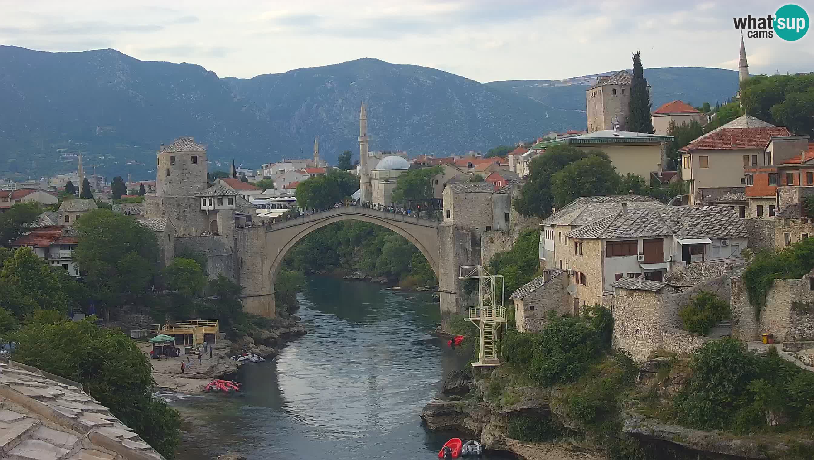Spletna kamera Mostar – Stari Most in reka Neretva