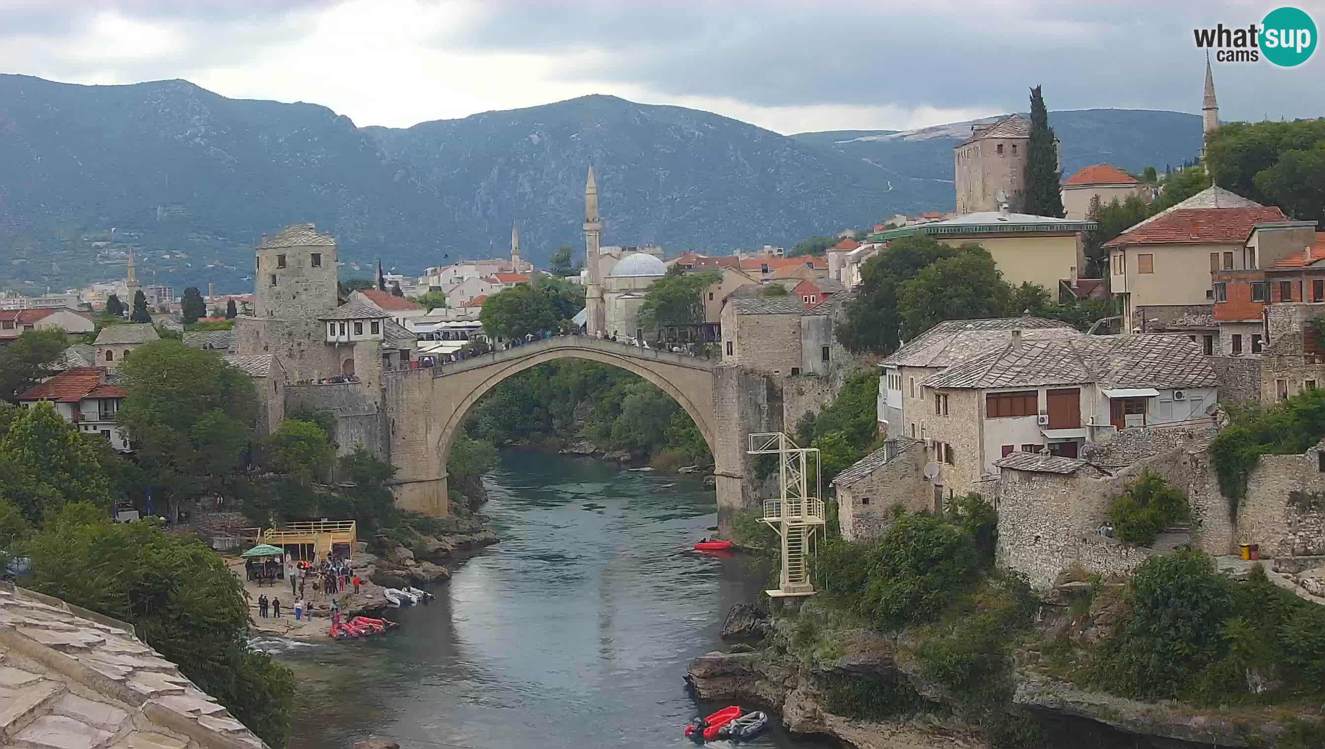 Mostar webcam – LIVE Old Bridge and Neretva river