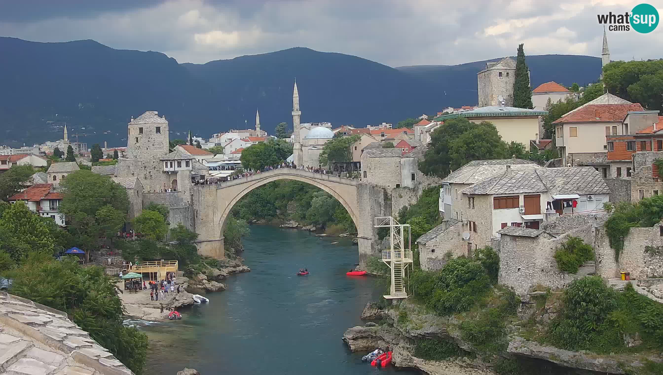 Mostar webcam – LIVE Old Bridge and Neretva river