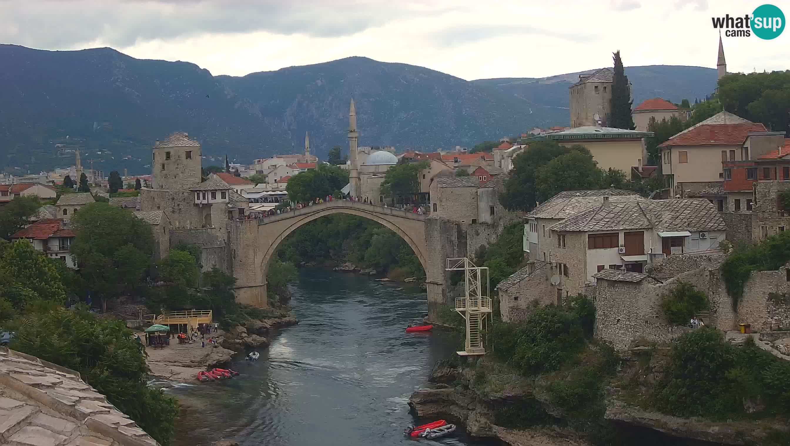 Mostar webcam – LIVE Old Bridge and Neretva river