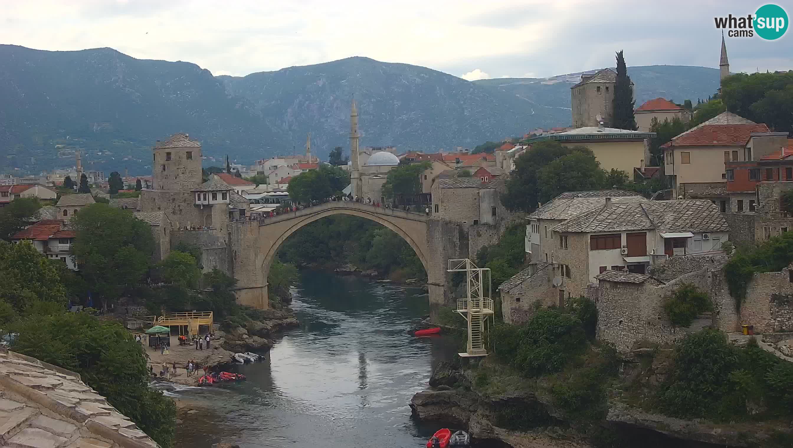 Webcam Mostar – Il Ponte Vecchio sul fiume Neretva
