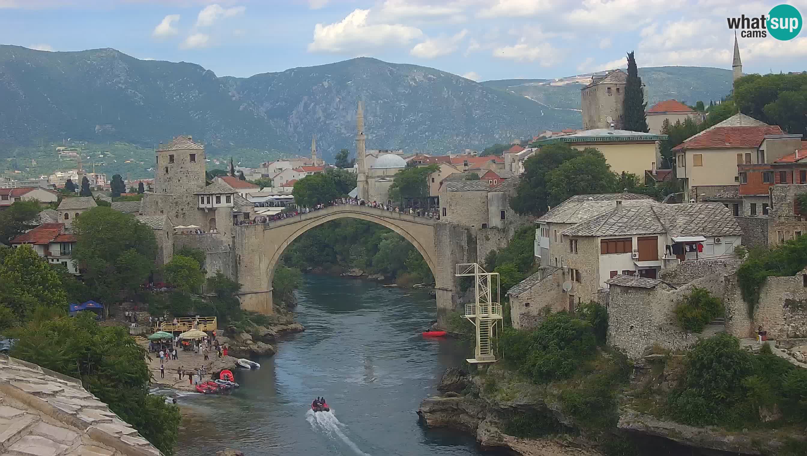 Mostar webcam – LIVE Old Bridge and Neretva river