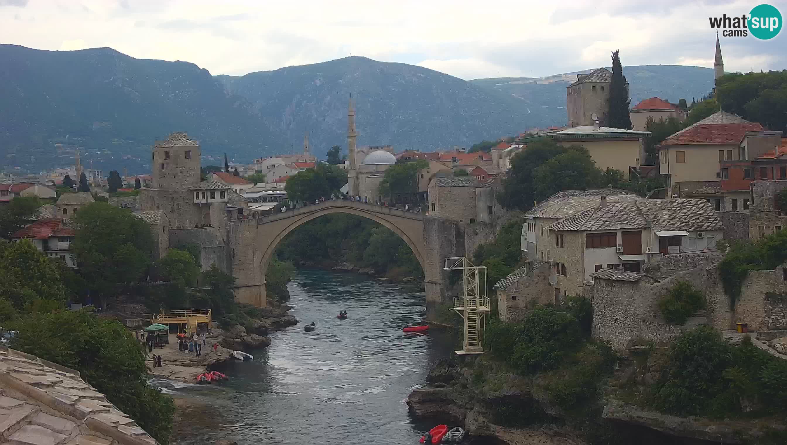 Webcam Mostar – Il Ponte Vecchio sul fiume Neretva