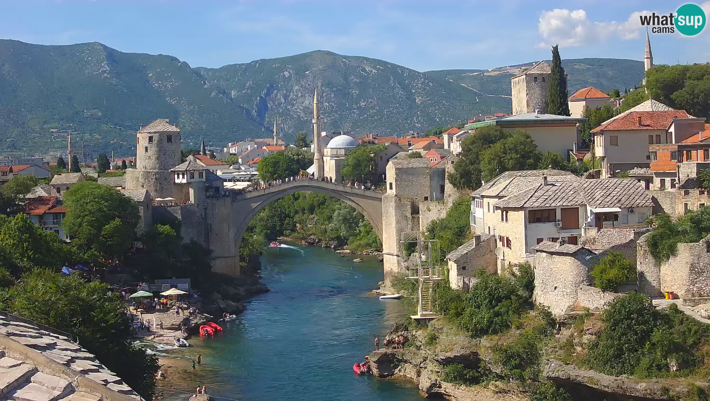 Spletna kamera Mostar – Stari Most in reka Neretva