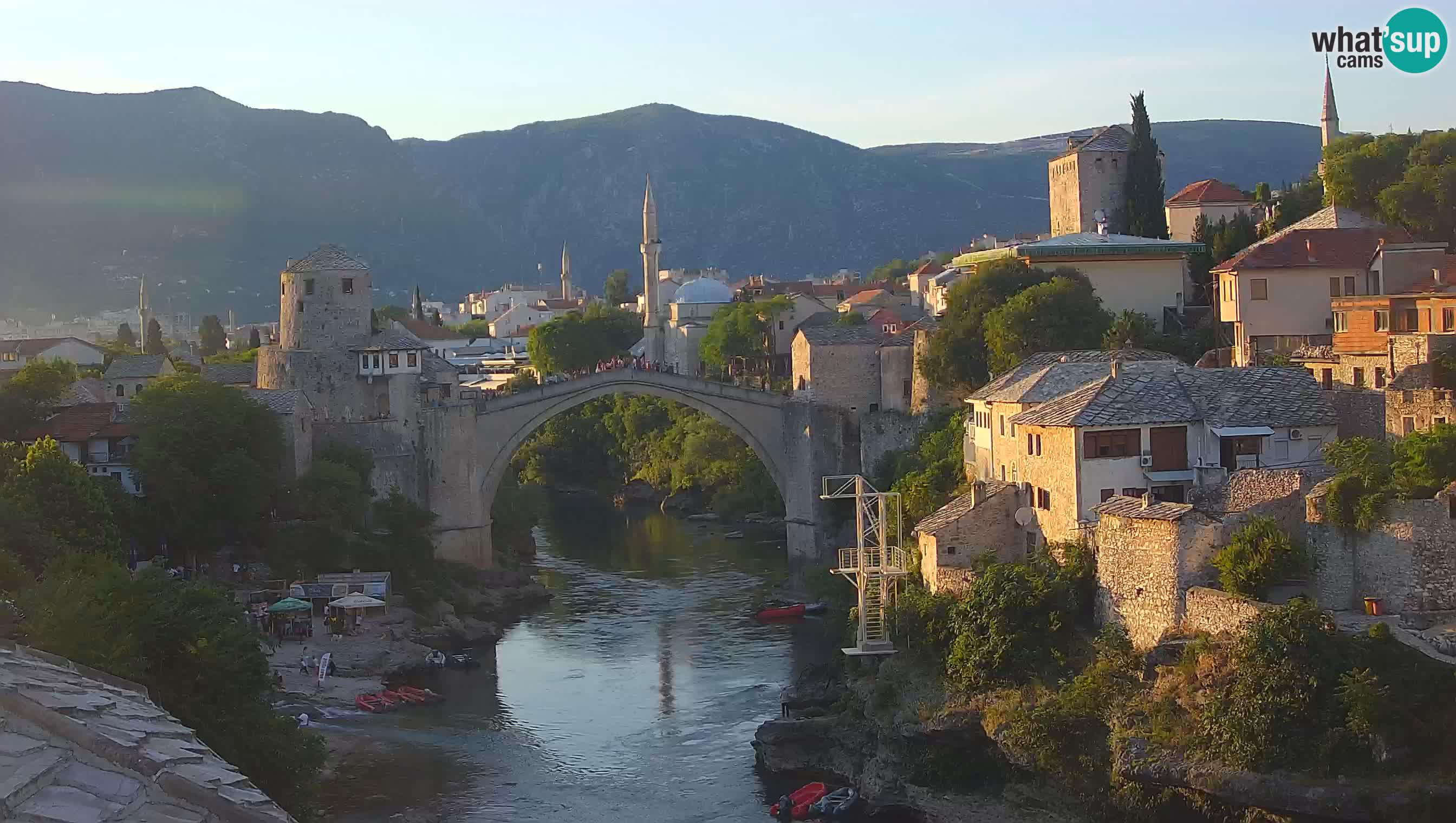 Spletna kamera Mostar – Stari Most in reka Neretva