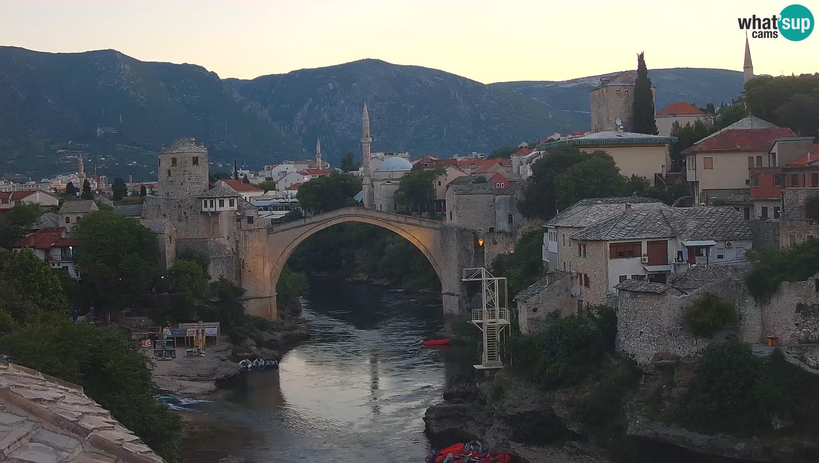 Webcam Mostar – Il Ponte Vecchio sul fiume Neretva
