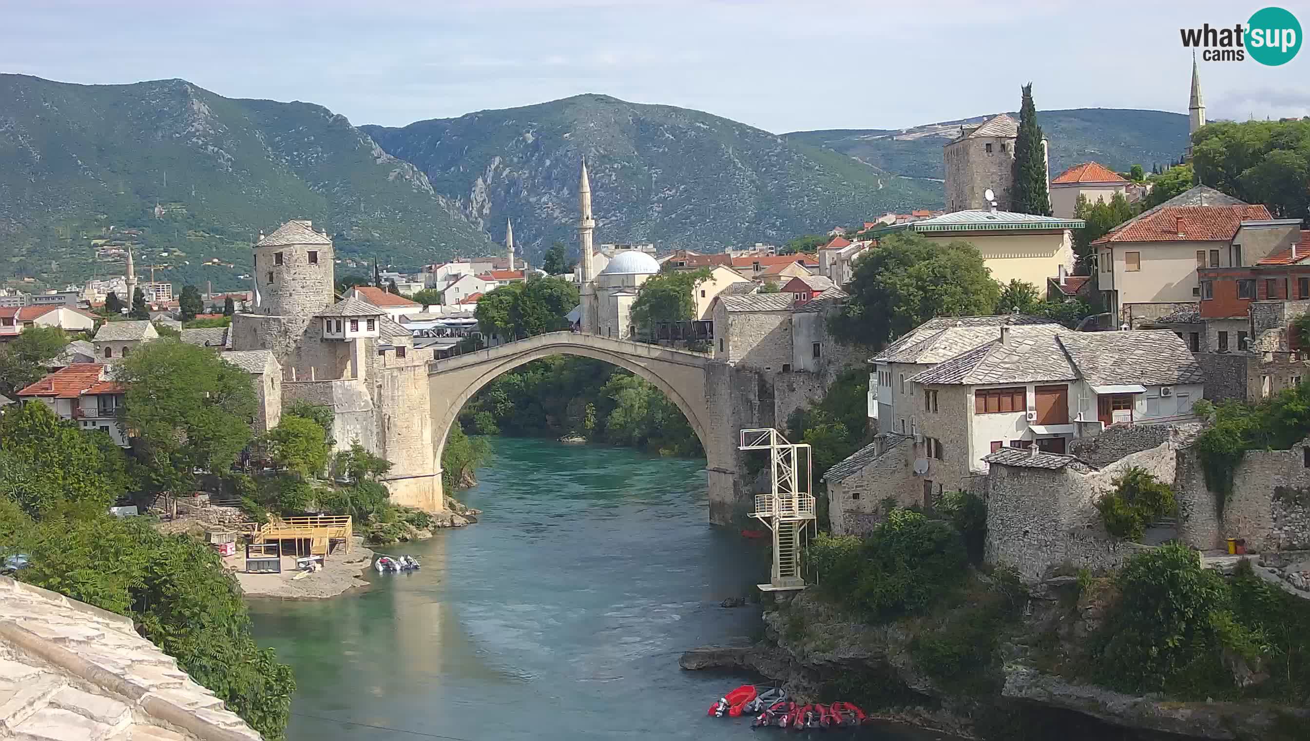 Spletna kamera Mostar – Stari Most in reka Neretva