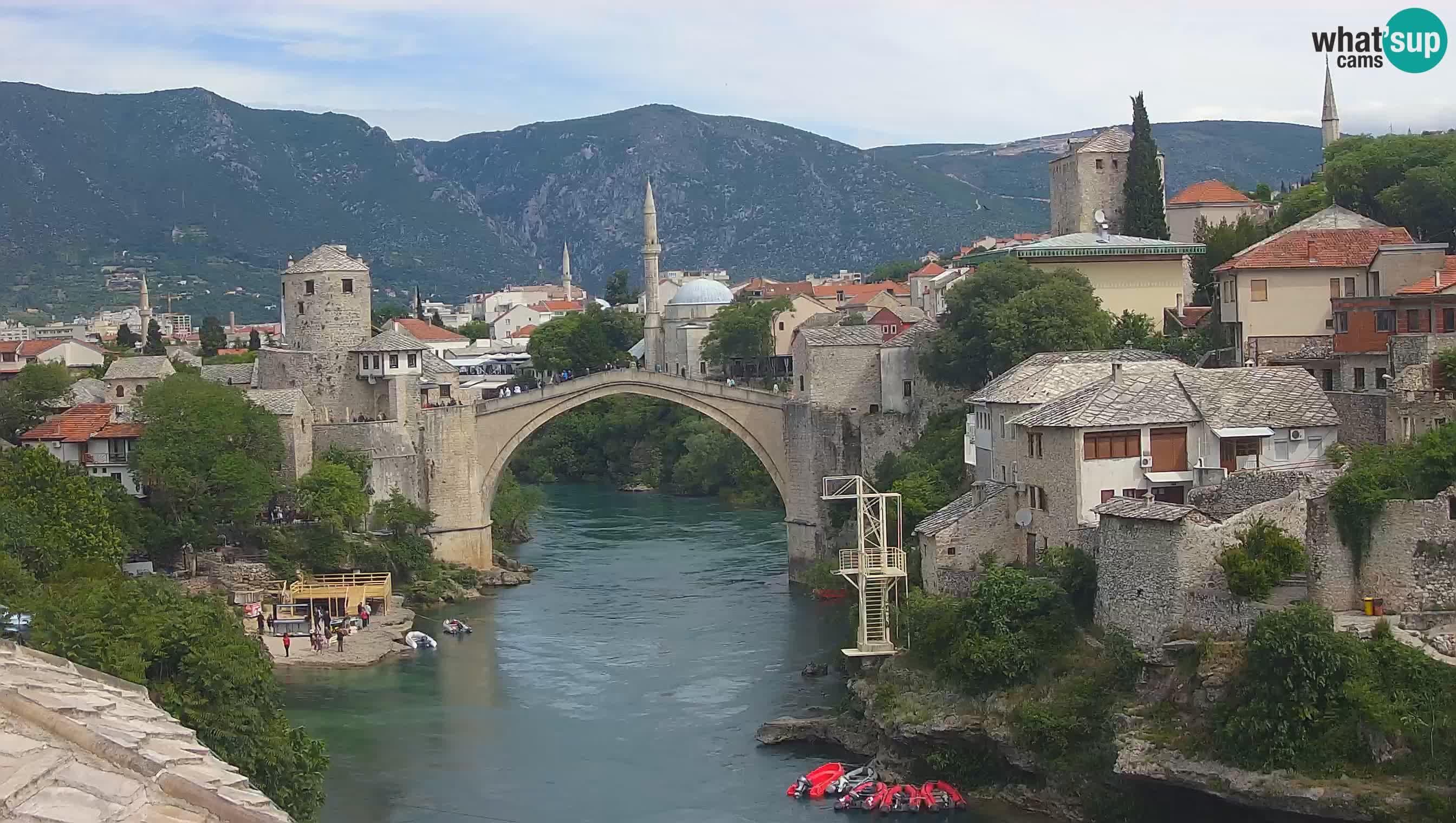 Spletna kamera Mostar – Stari Most in reka Neretva