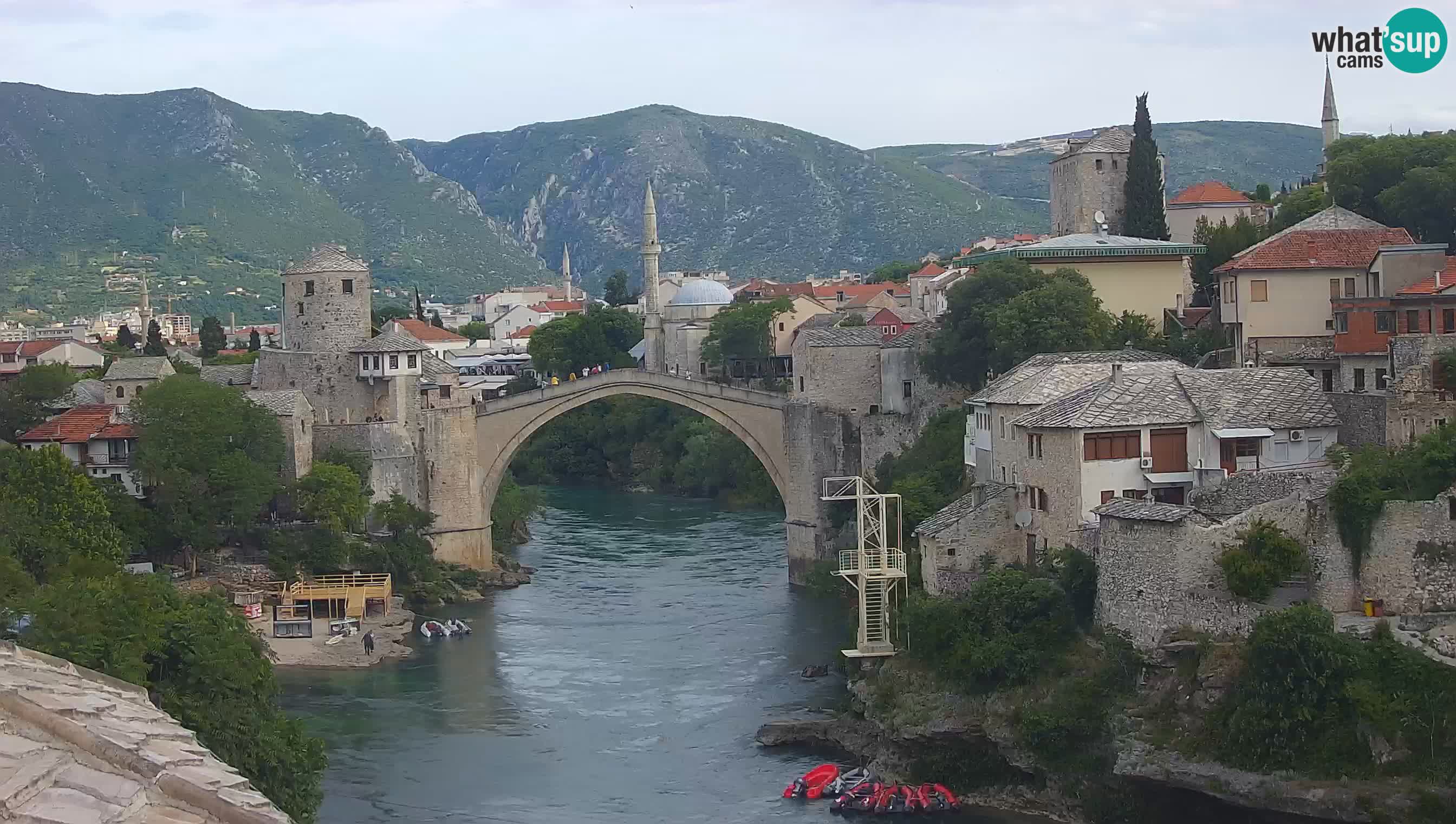 Spletna kamera Mostar – Stari Most in reka Neretva