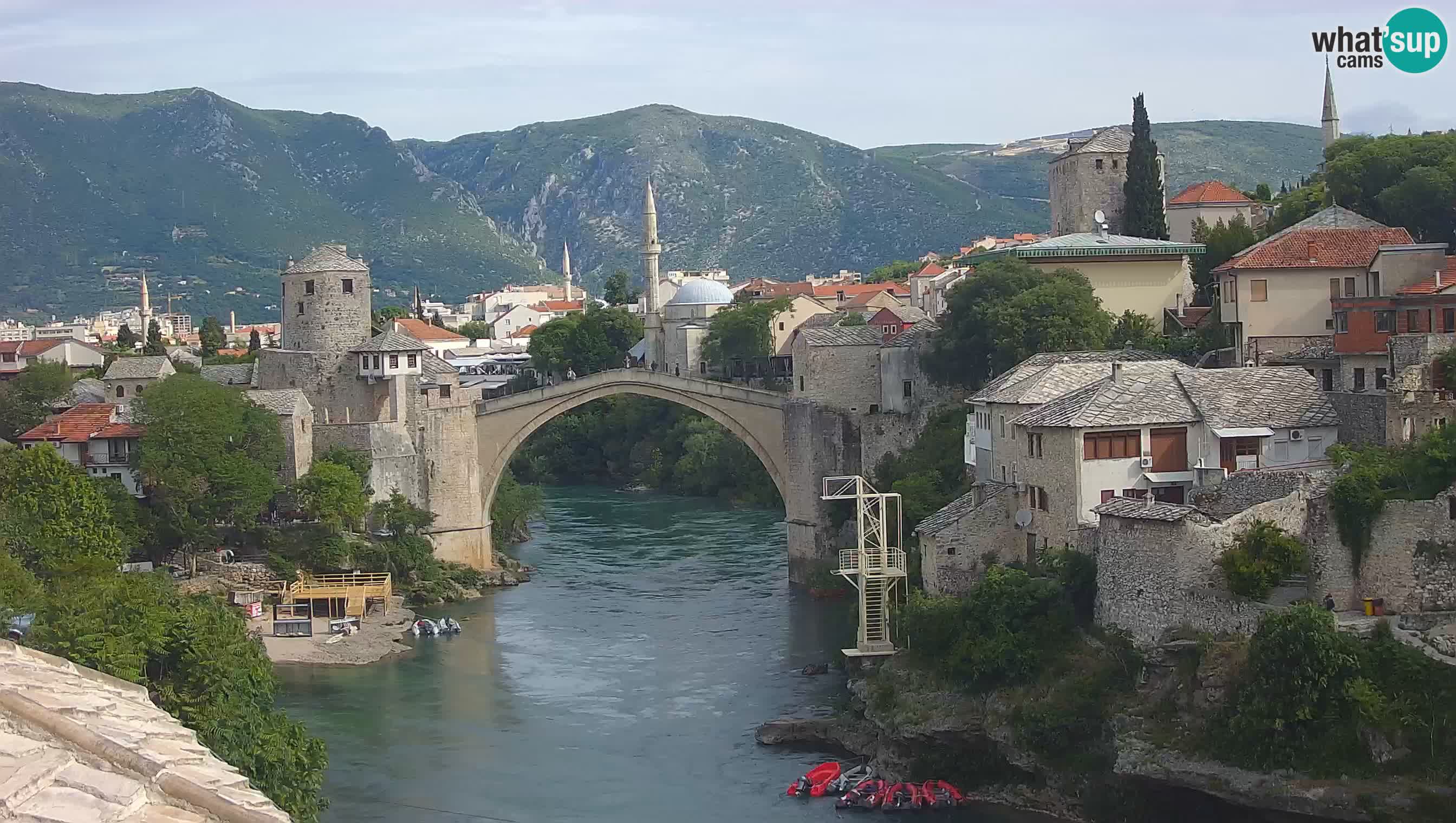 Spletna kamera Mostar – Stari Most in reka Neretva
