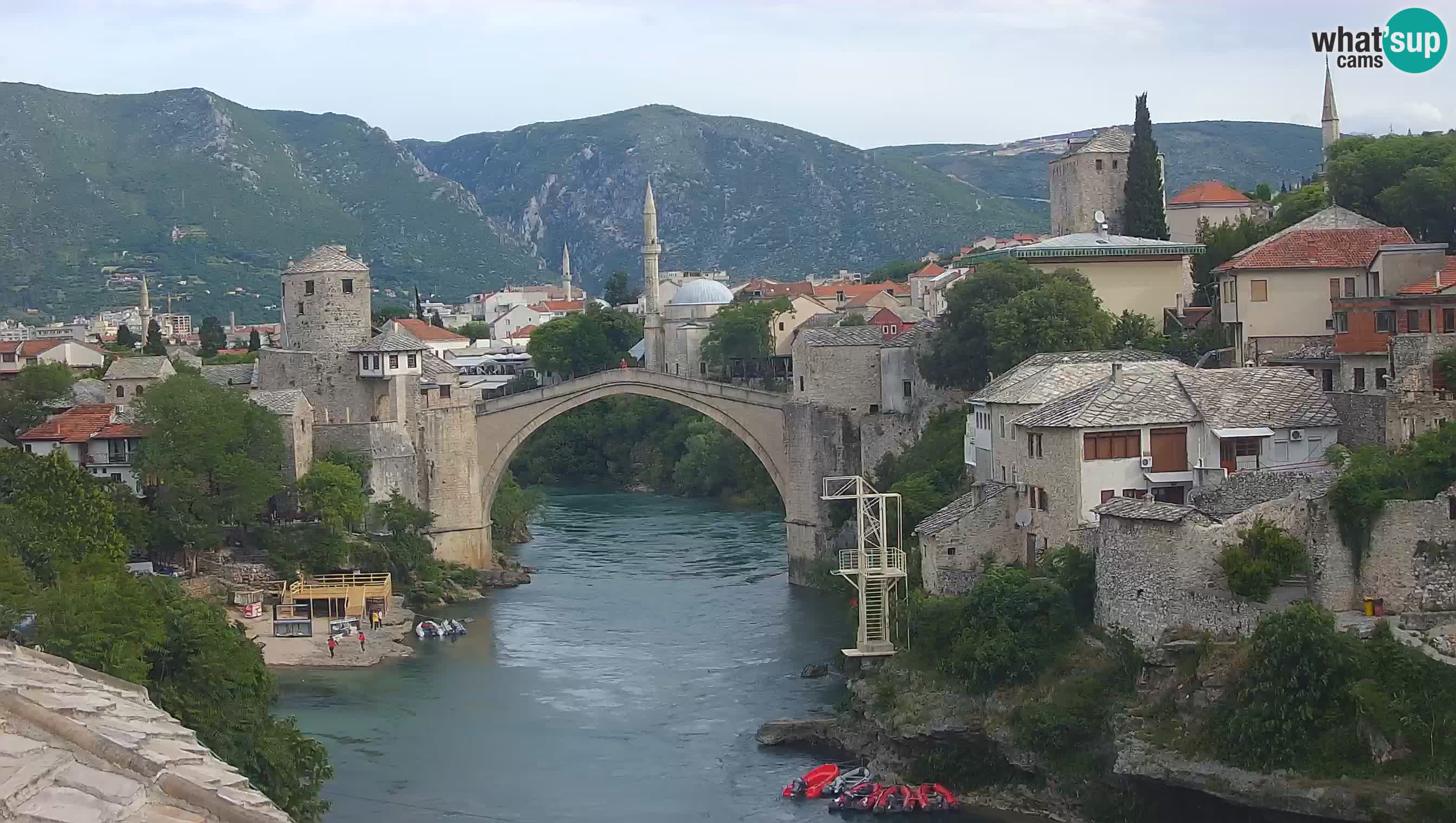 Mostar webcam – LIVE Old Bridge and Neretva river