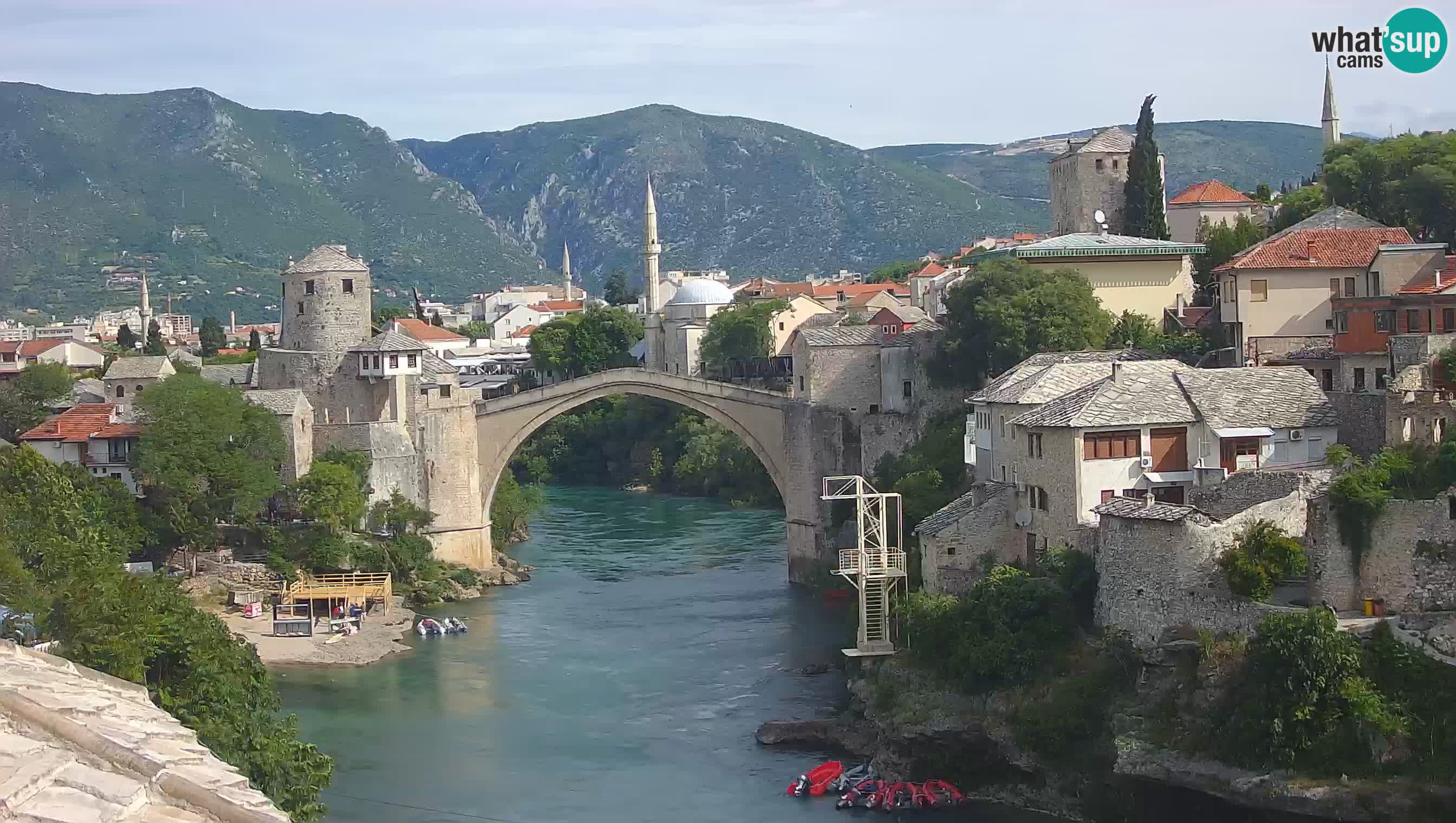 Mostar webcam – LIVE Old Bridge and Neretva river