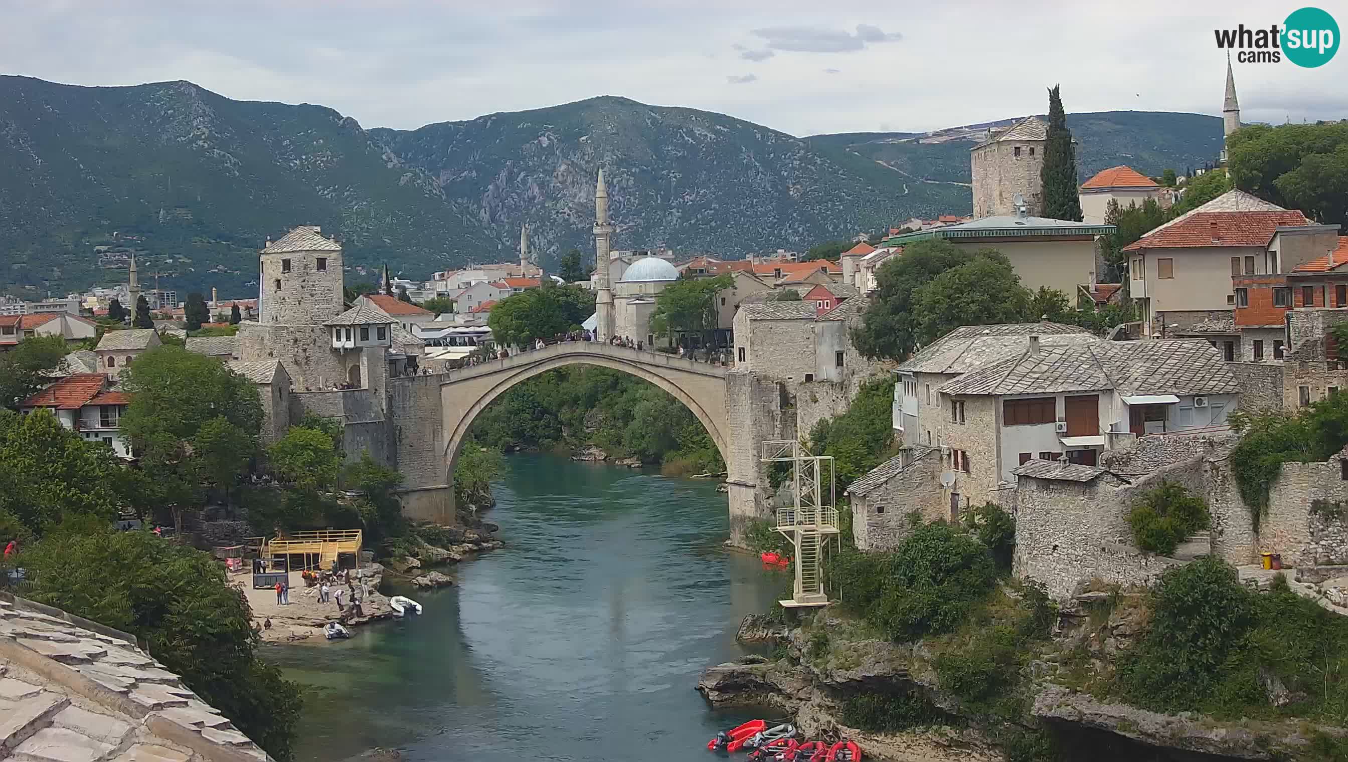 Mostar web kamera – Stari Most i rijeka Neretva – Goa Mostar