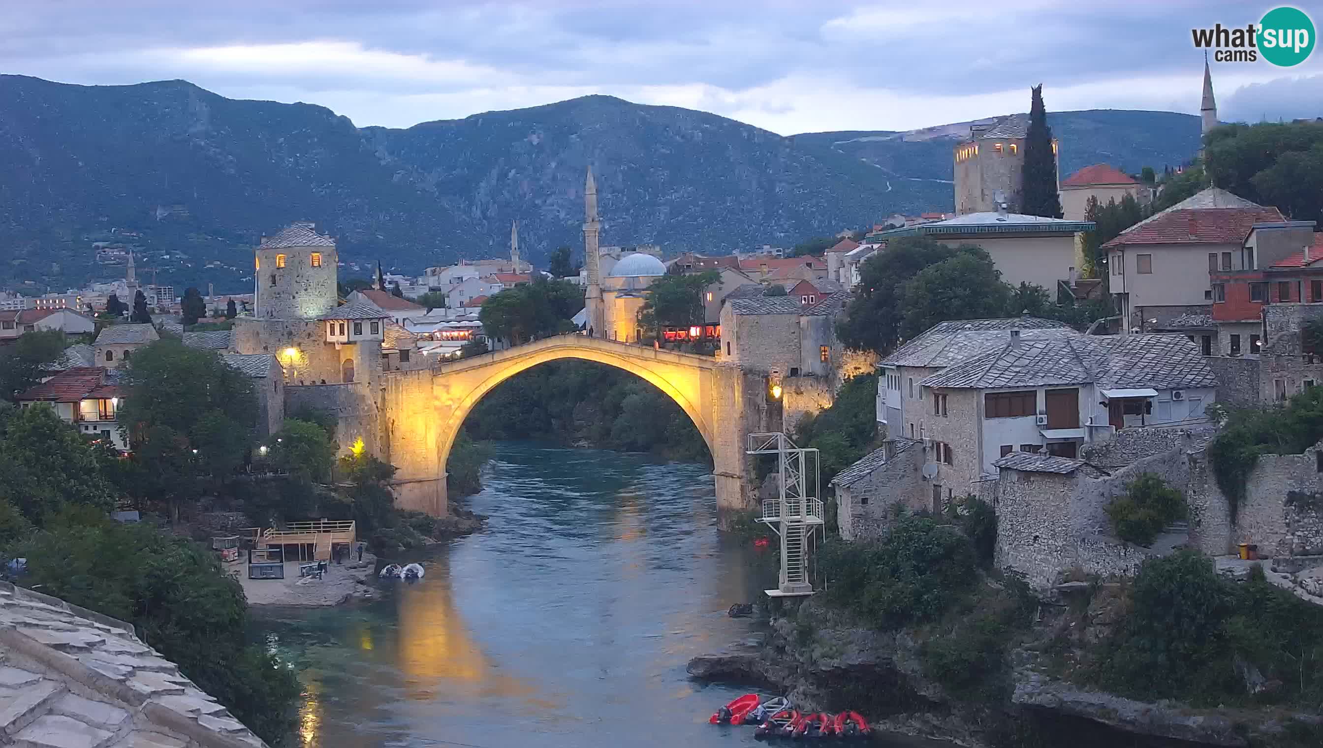 Spletna kamera Mostar – Stari Most in reka Neretva