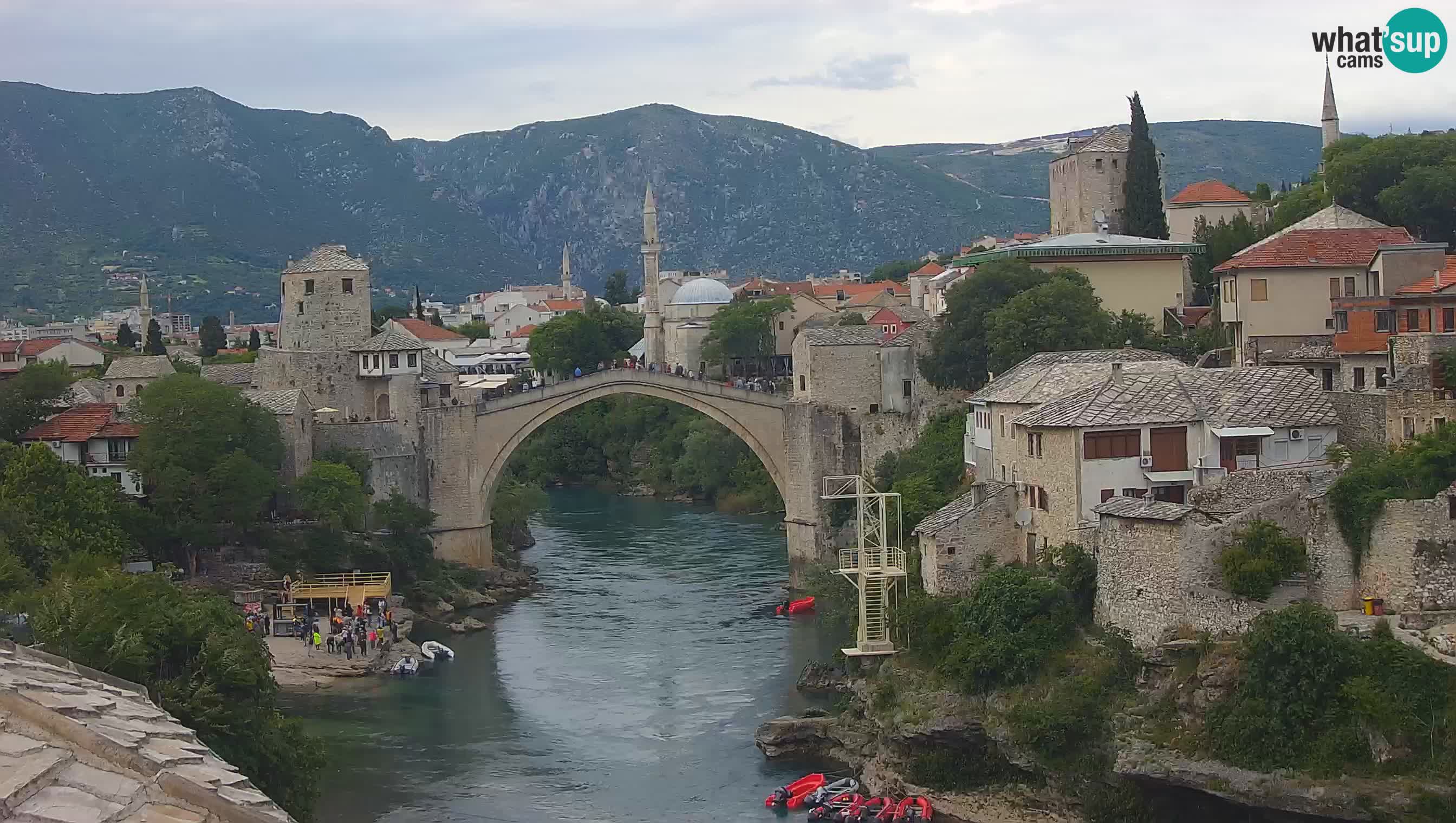 Webcam Mostar – Il Ponte Vecchio sul fiume Neretva