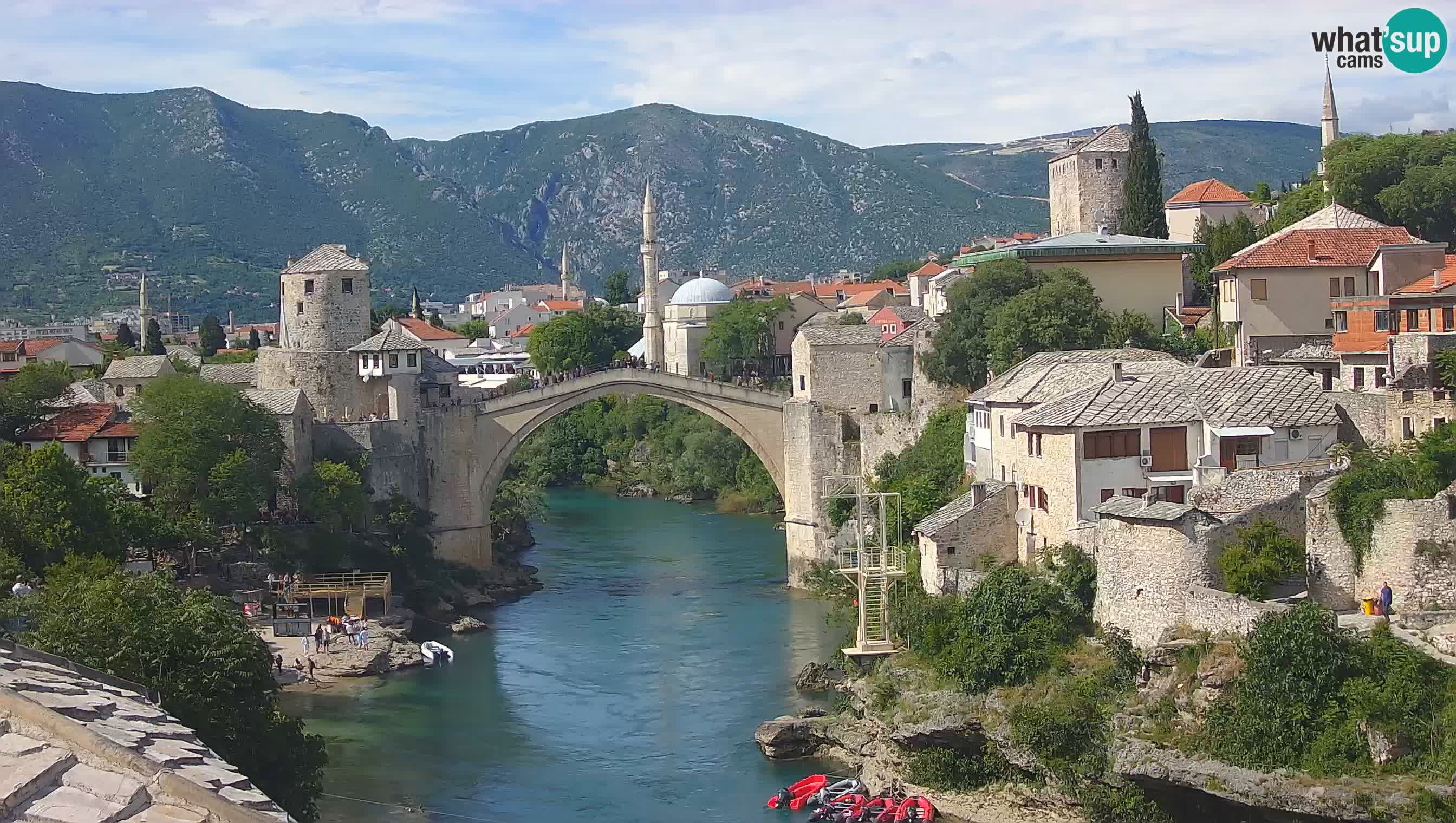 Mostar web kamera – Stari Most i rijeka Neretva – Goa Mostar