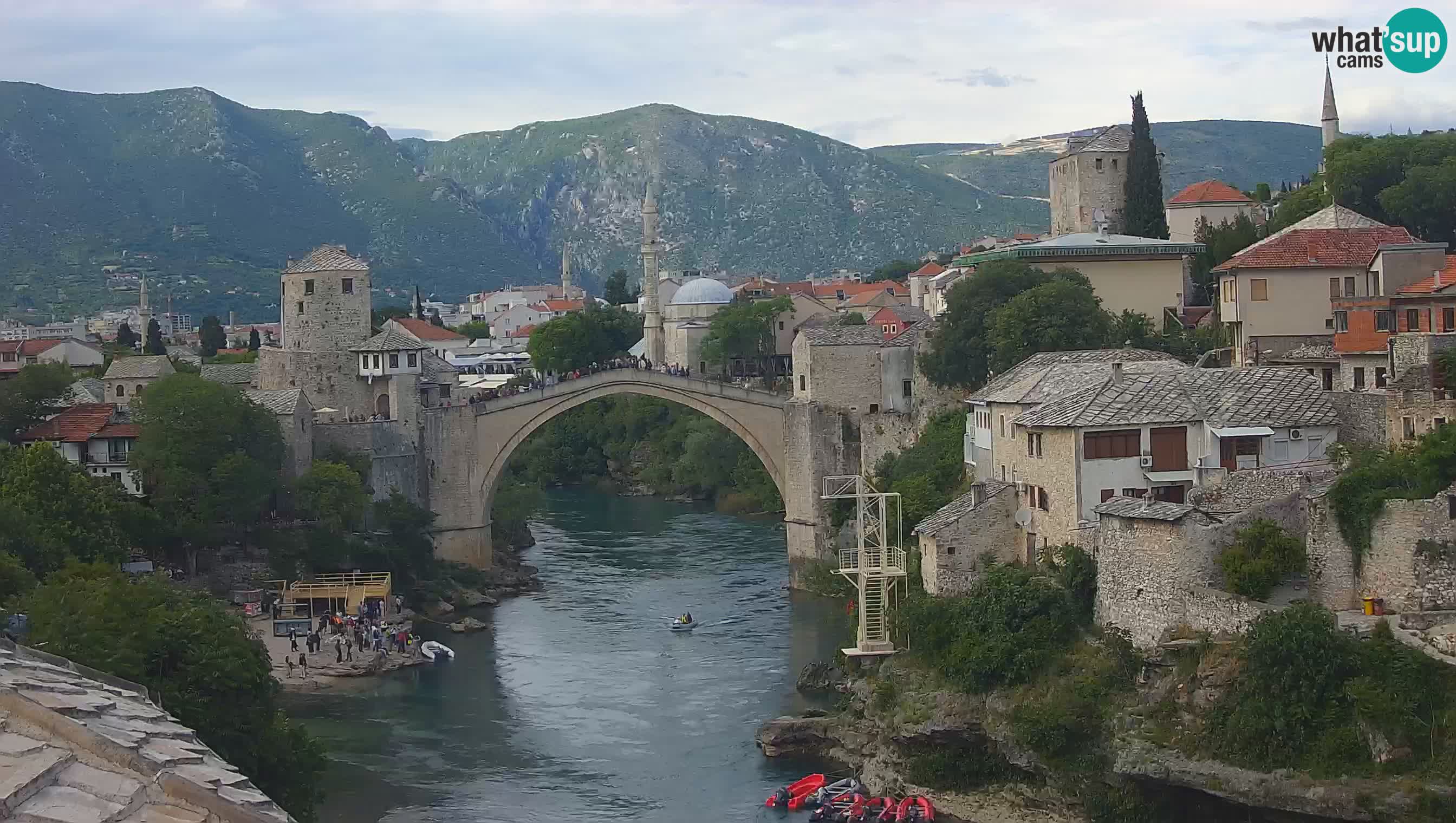 Webcam Mostar – Il Ponte Vecchio sul fiume Neretva