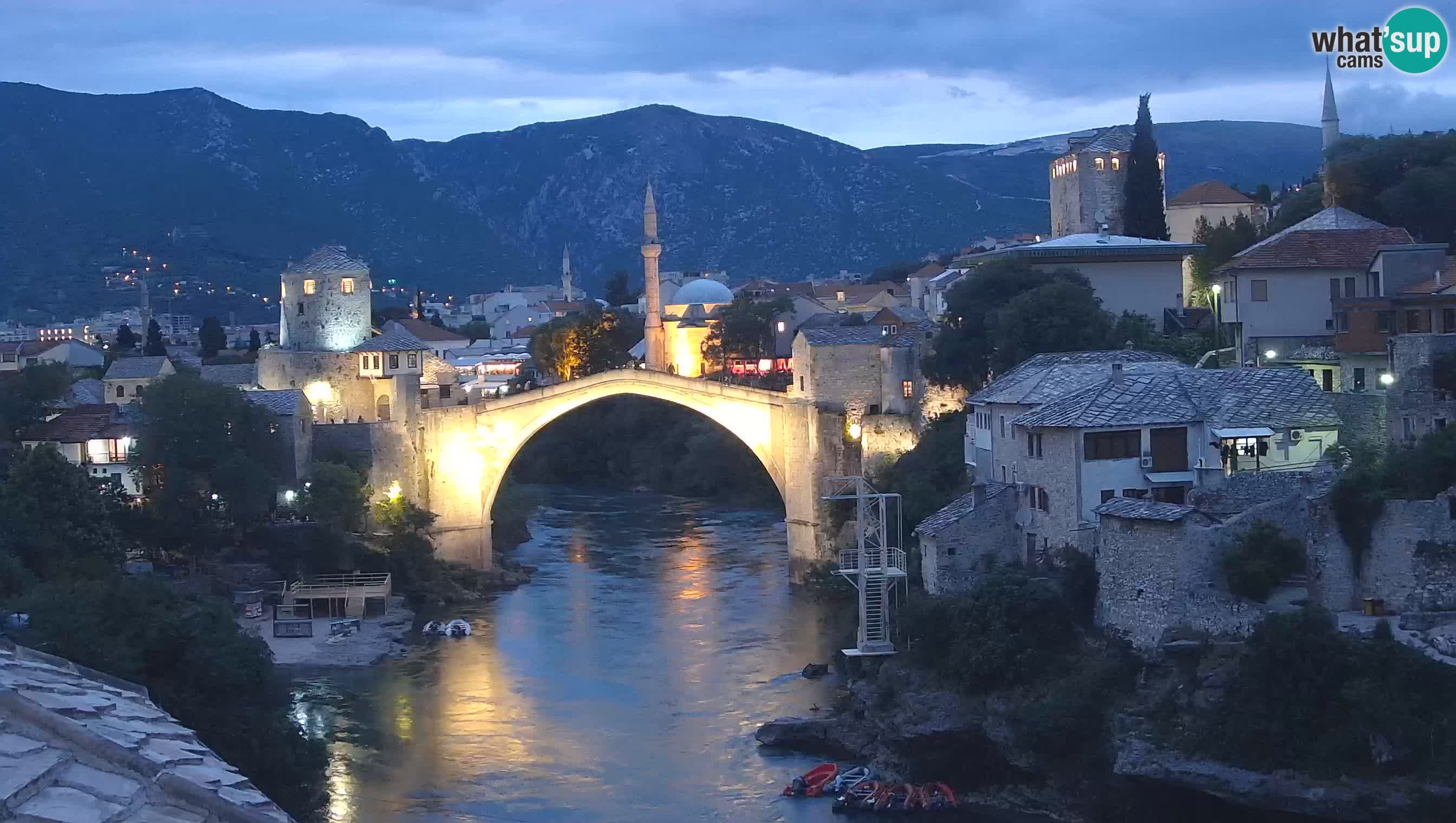 Mostar webcam – LIVE Old Bridge and Neretva river