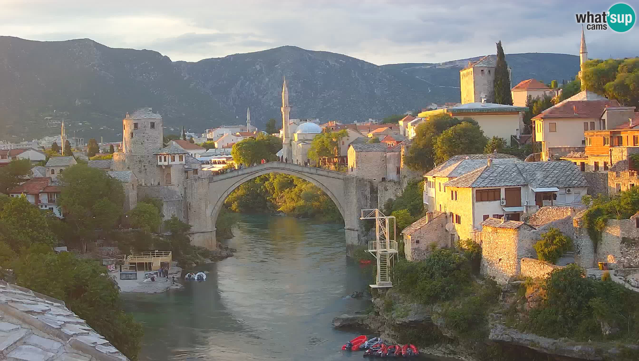 Webcam Mostar – Il Ponte Vecchio sul fiume Neretva