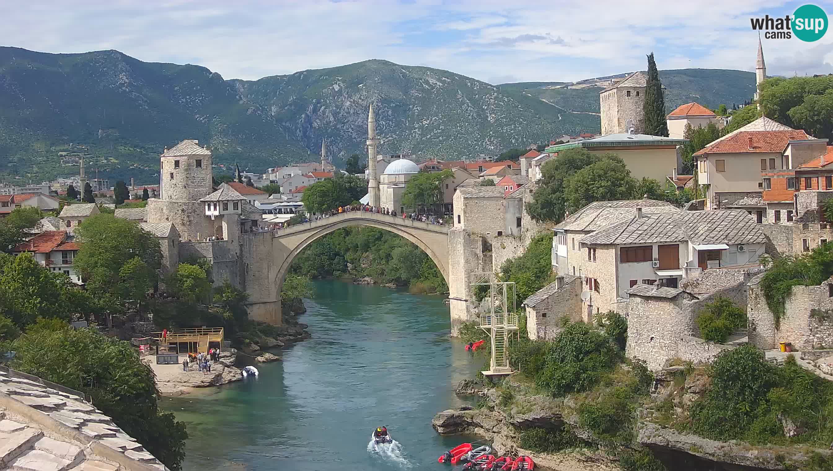 Webcam Mostar – Il Ponte Vecchio sul fiume Neretva