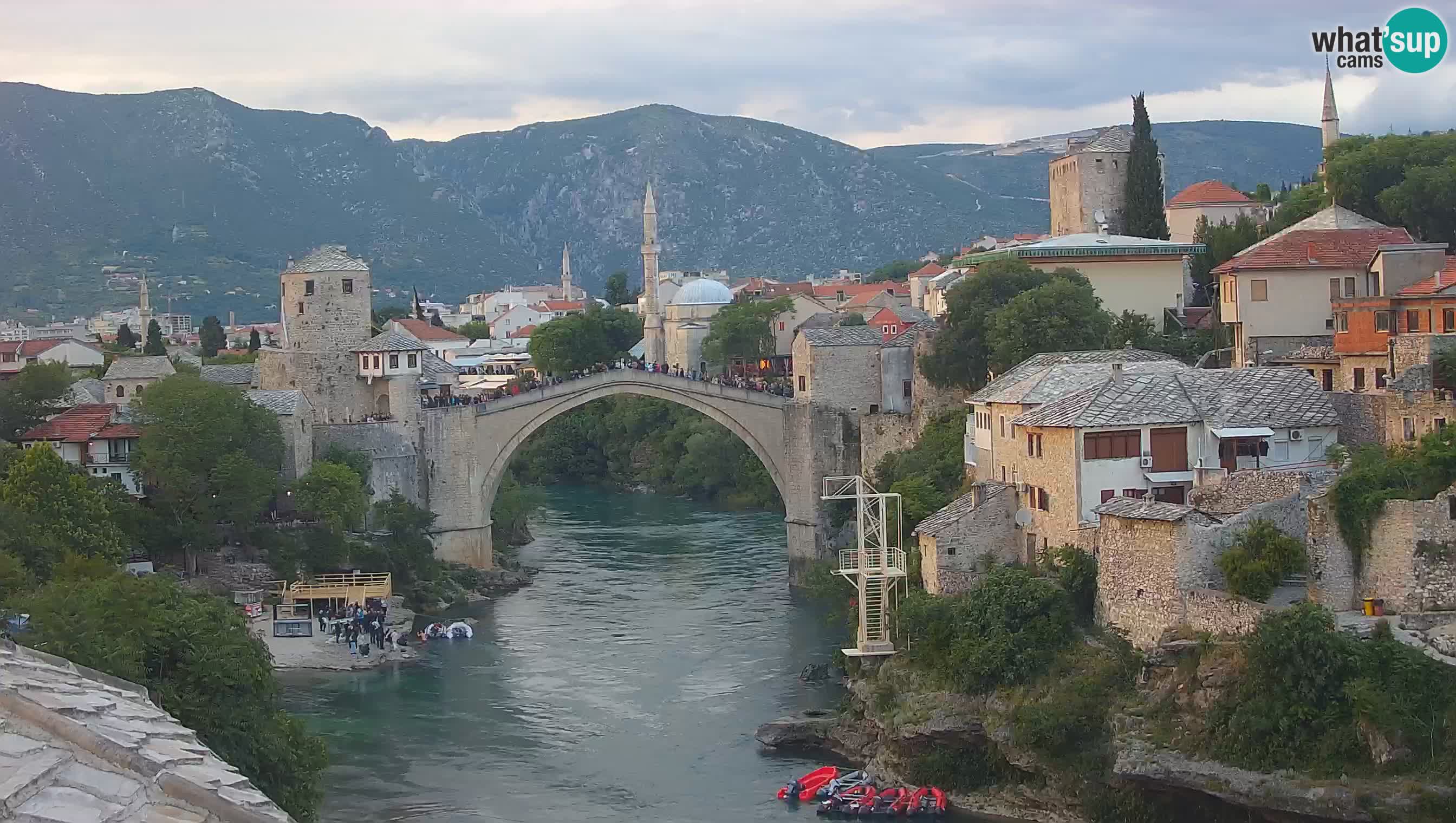 Webcam Mostar – Il Ponte Vecchio sul fiume Neretva