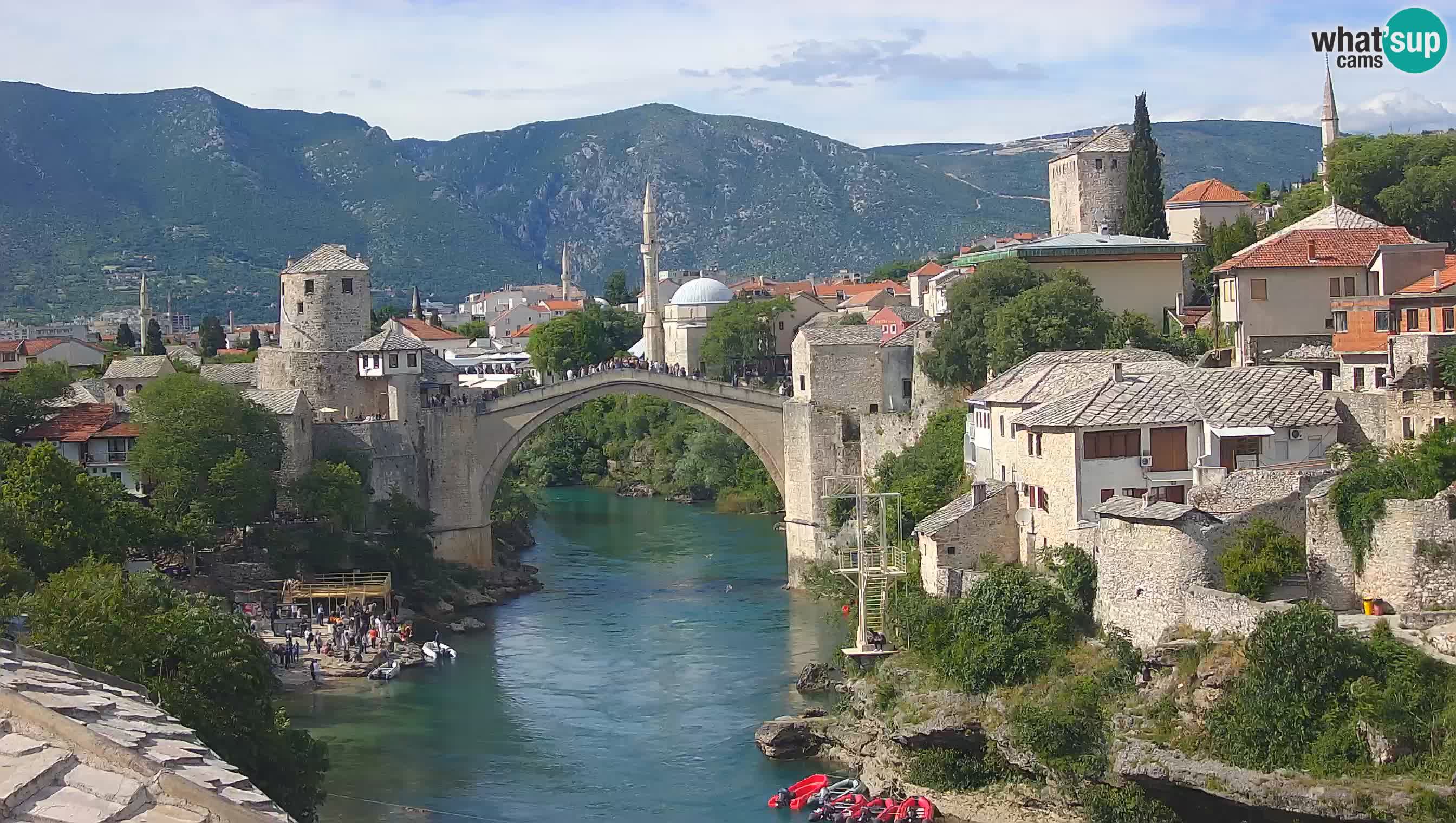 Mostar webcam – LIVE Old Bridge and Neretva river