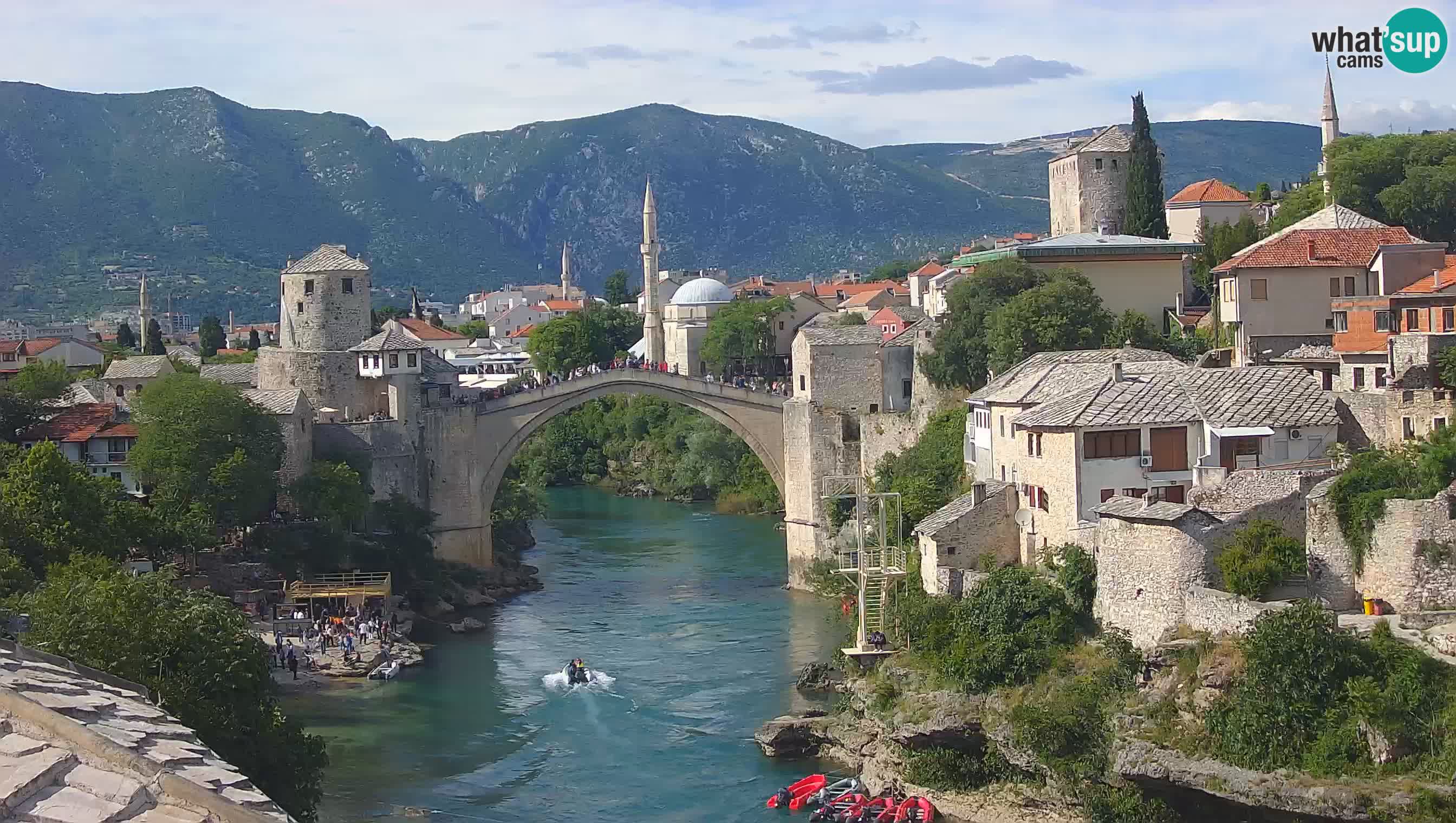 Mostar webcam – LIVE Old Bridge and Neretva river