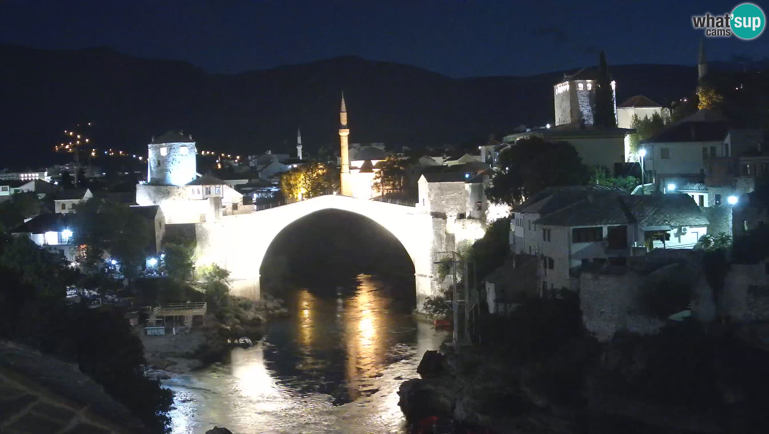 Mostar web kamera – Stari Most i rijeka Neretva – Goa Mostar