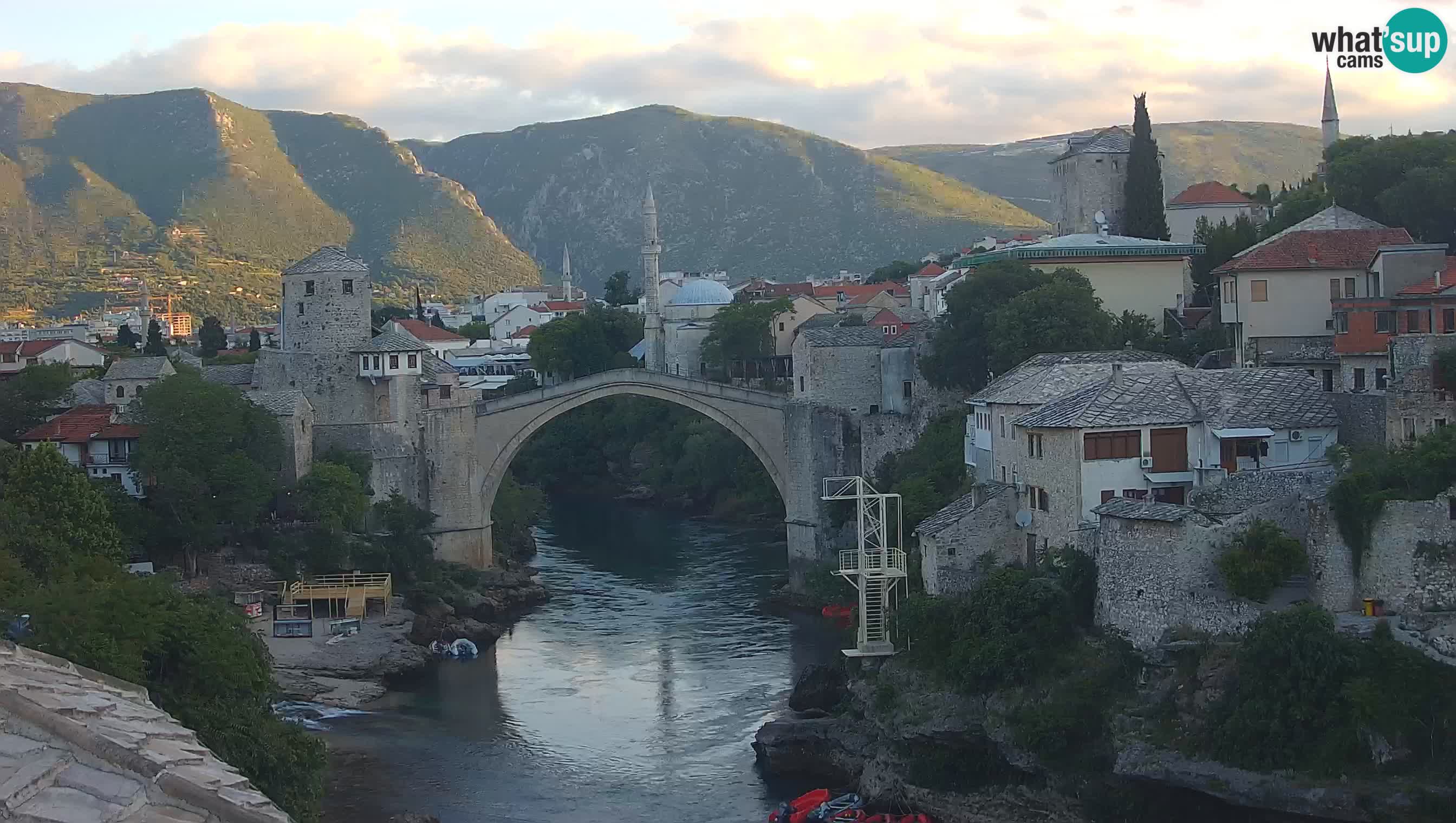 Mostar web kamera – Stari Most i rijeka Neretva – Goa Mostar